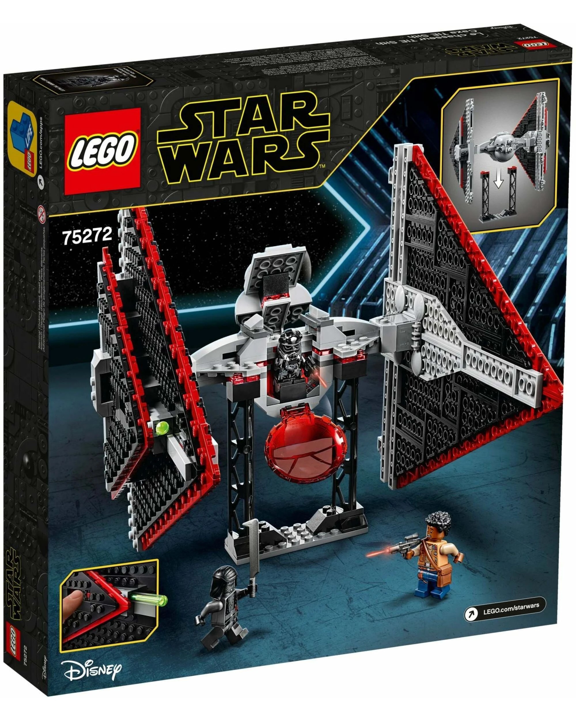 4 LEGO Star Wars 75272: Sith TIE Fighter, 4 of 5