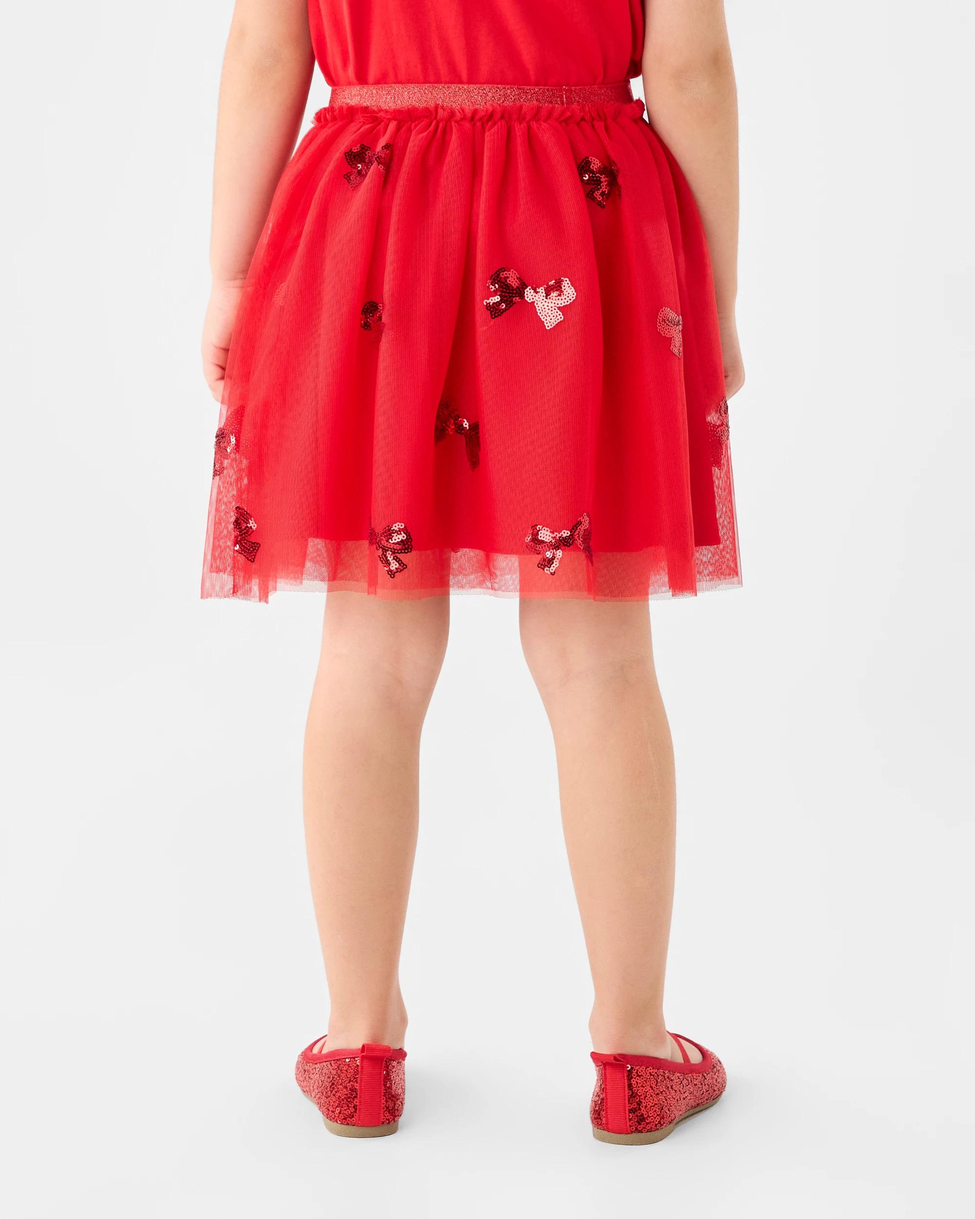 2 Christmas Tutu Skirt Strawberry, 2 of 6