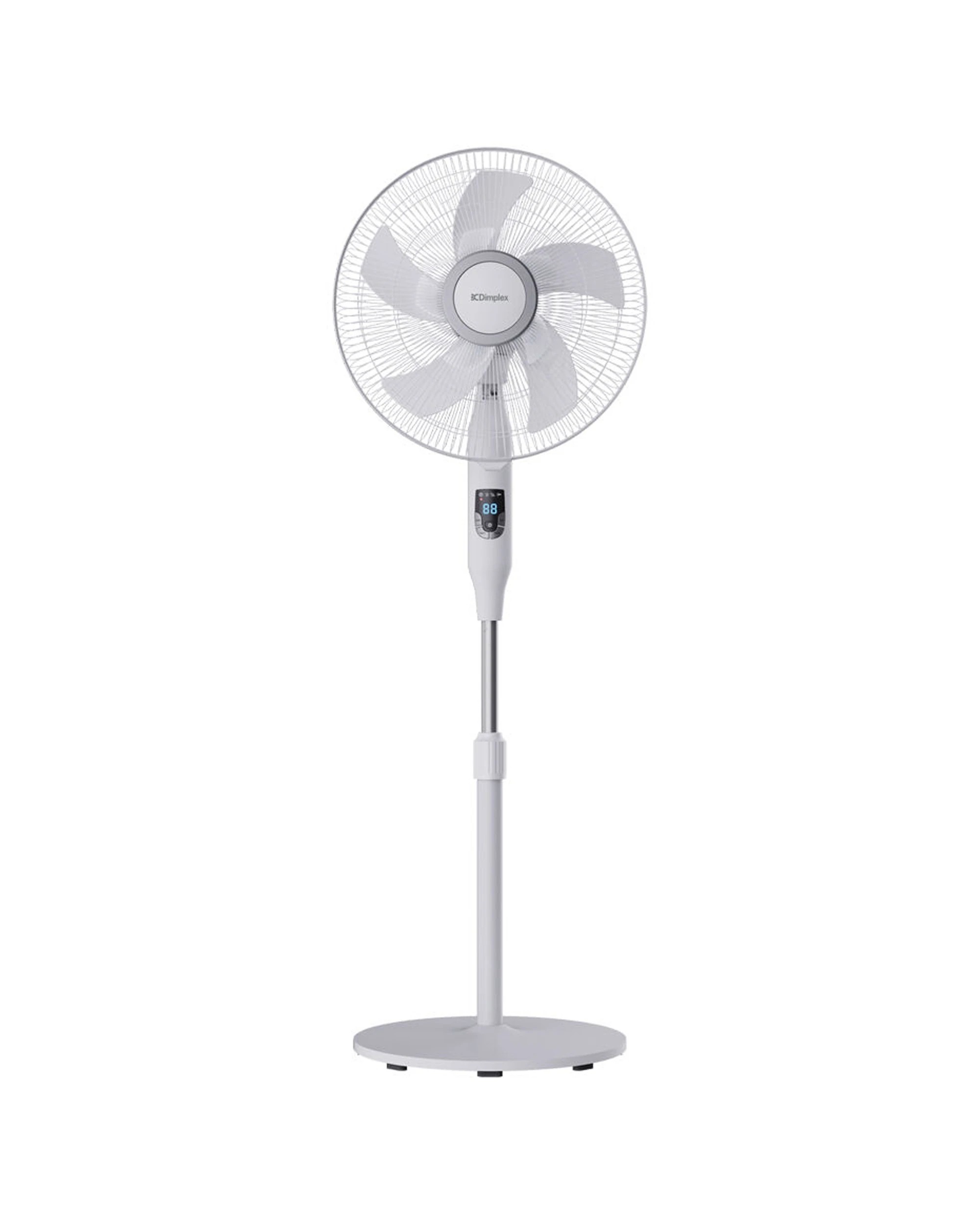 1 Dimplex 40cm DC Digital Pedestal Room Fan Oscillating 12 Speeds Remote Control
 - white, 1 of 3