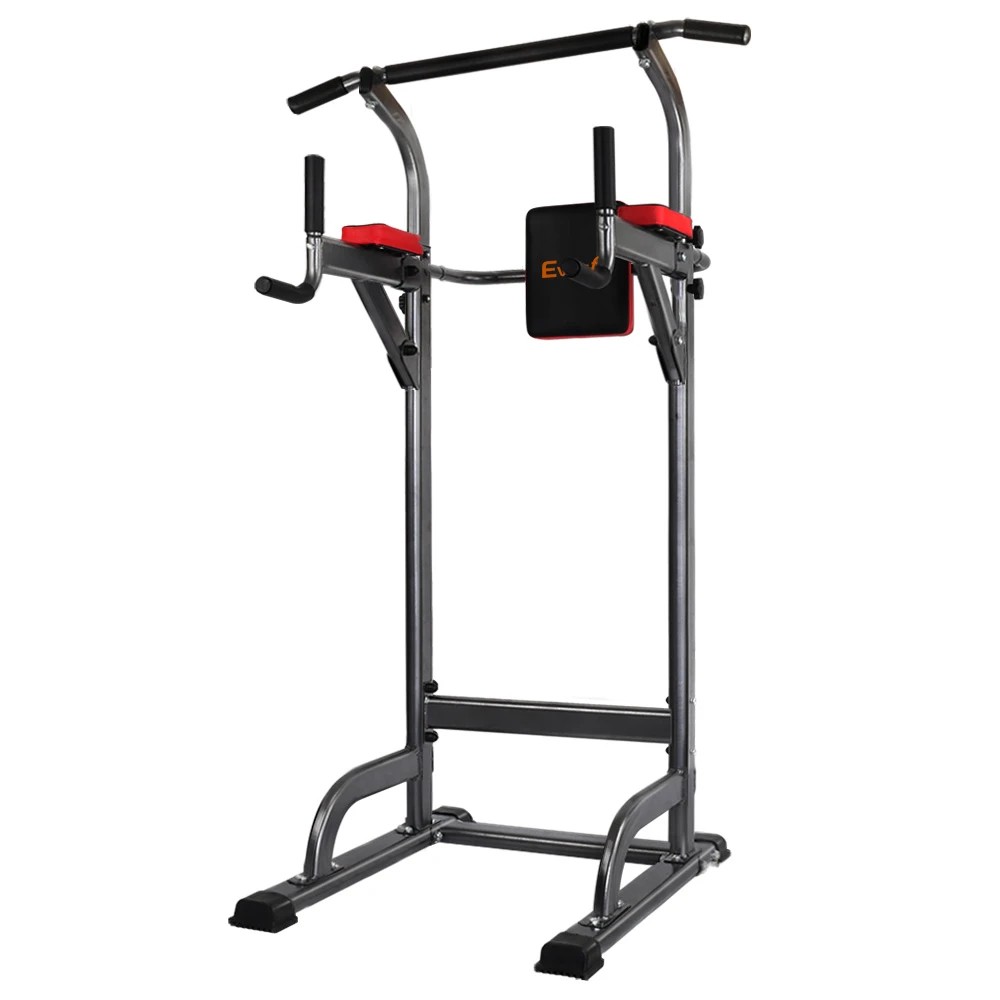 1 Everfit Weight Bench Chin Up Tower Bench Press Home Gym Wokout 200kg - Black, 1 of 8
