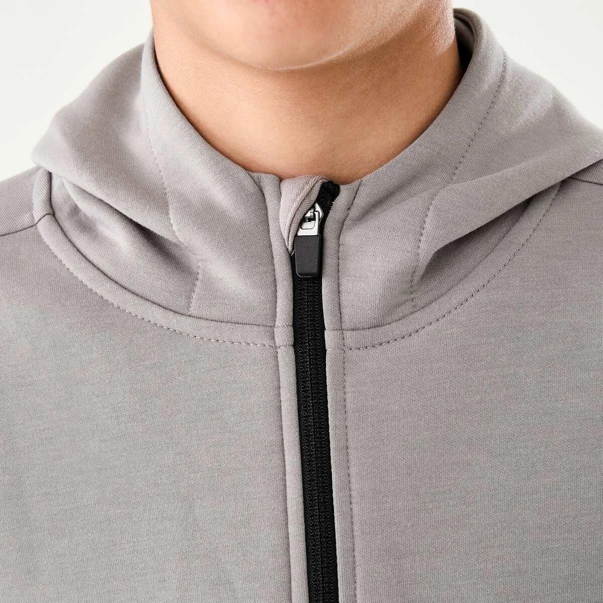 5 Active Kids Zip Through Hoodie Wther Grey, 5 of 10