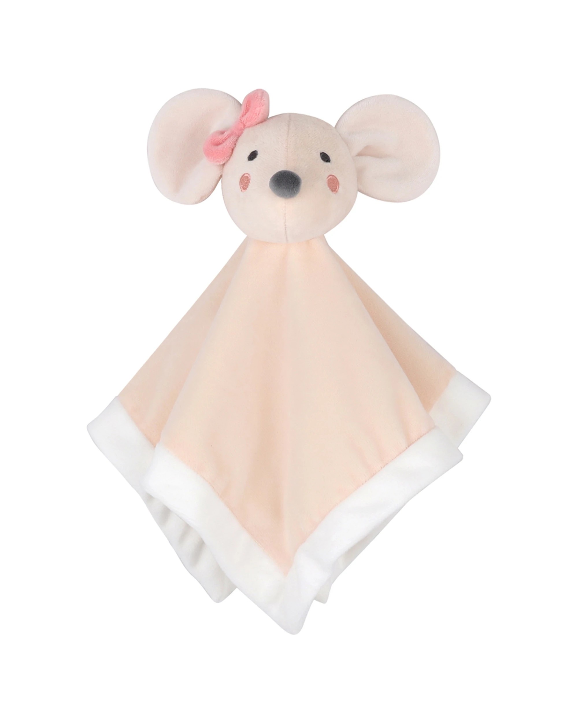 2 Little Haven Security Mouse Baby Wrap Blanket Super Soft 0 Months And Up - Pink, 2 of 2