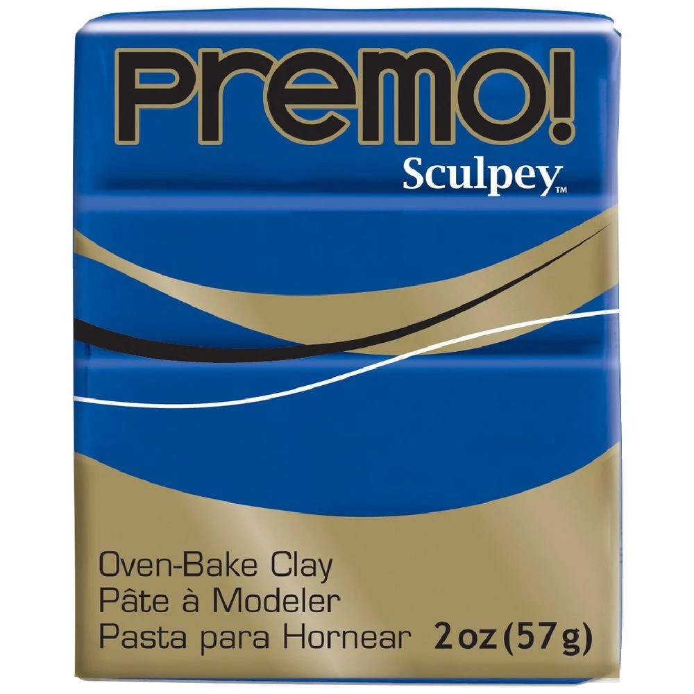 1 Sculpey Premo Modelling Clay Ultramarine Blue 57g, 1 of 3