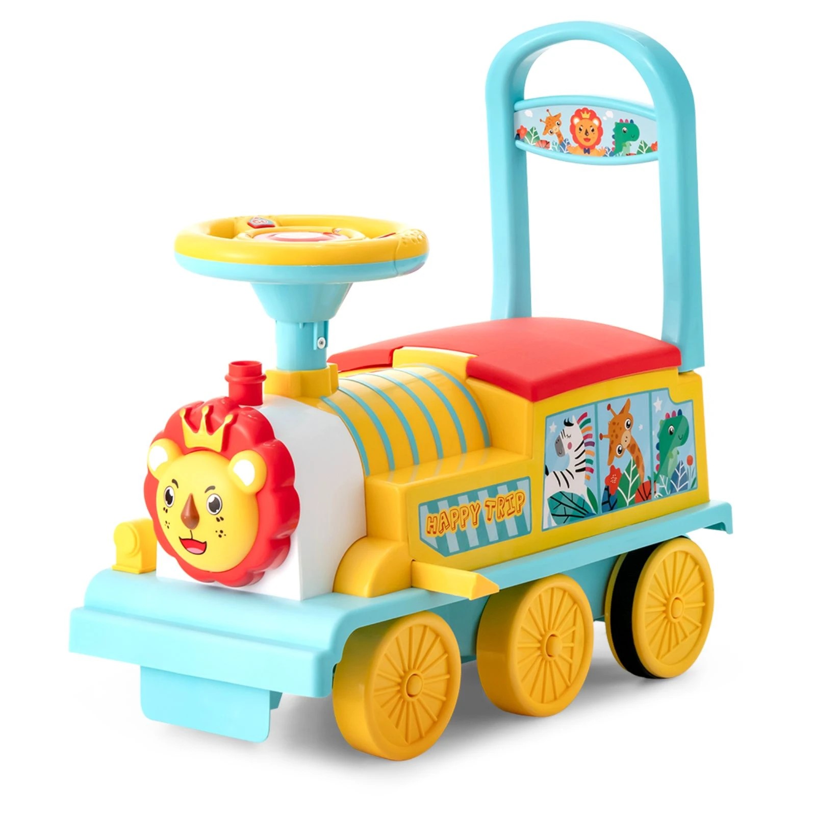 1 Costway Ride On Car Motorized Train Electric Toy Train - Multi, 1 of 1