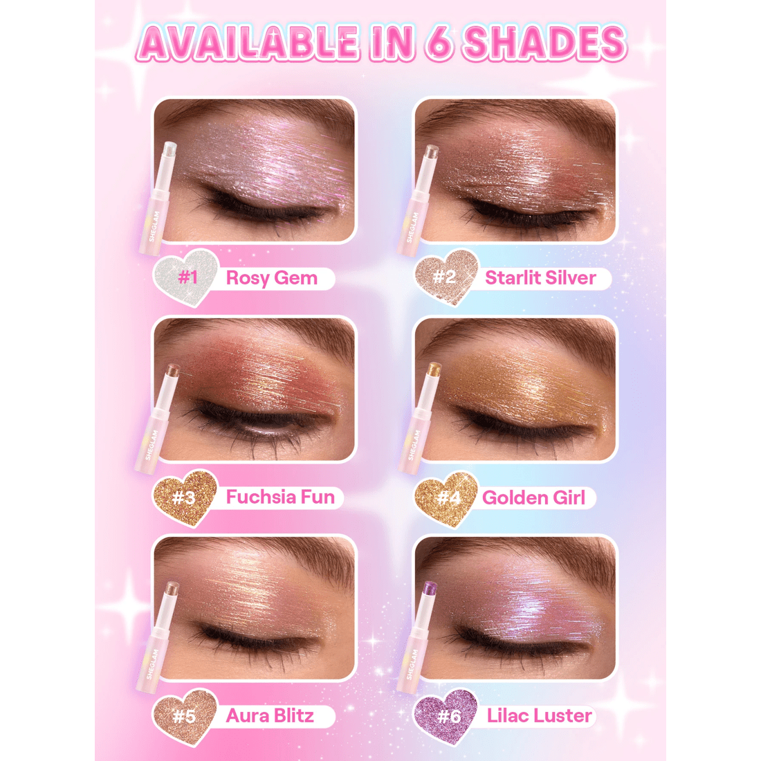 5 SHEGLAM Crystal Jelly Glaze Stick - Golden Girl, 5 of 6