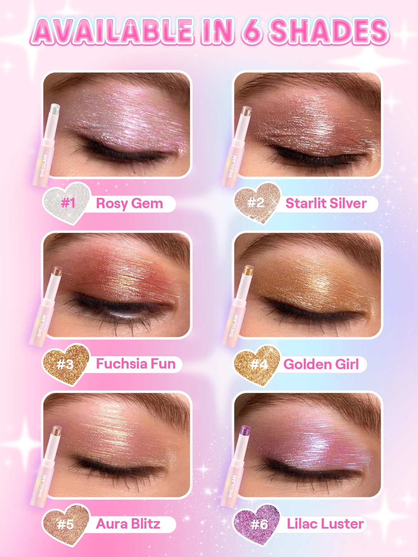 5 SHEGLAM Crystal Jelly Glaze Stick - Golden Girl, 5 of 6