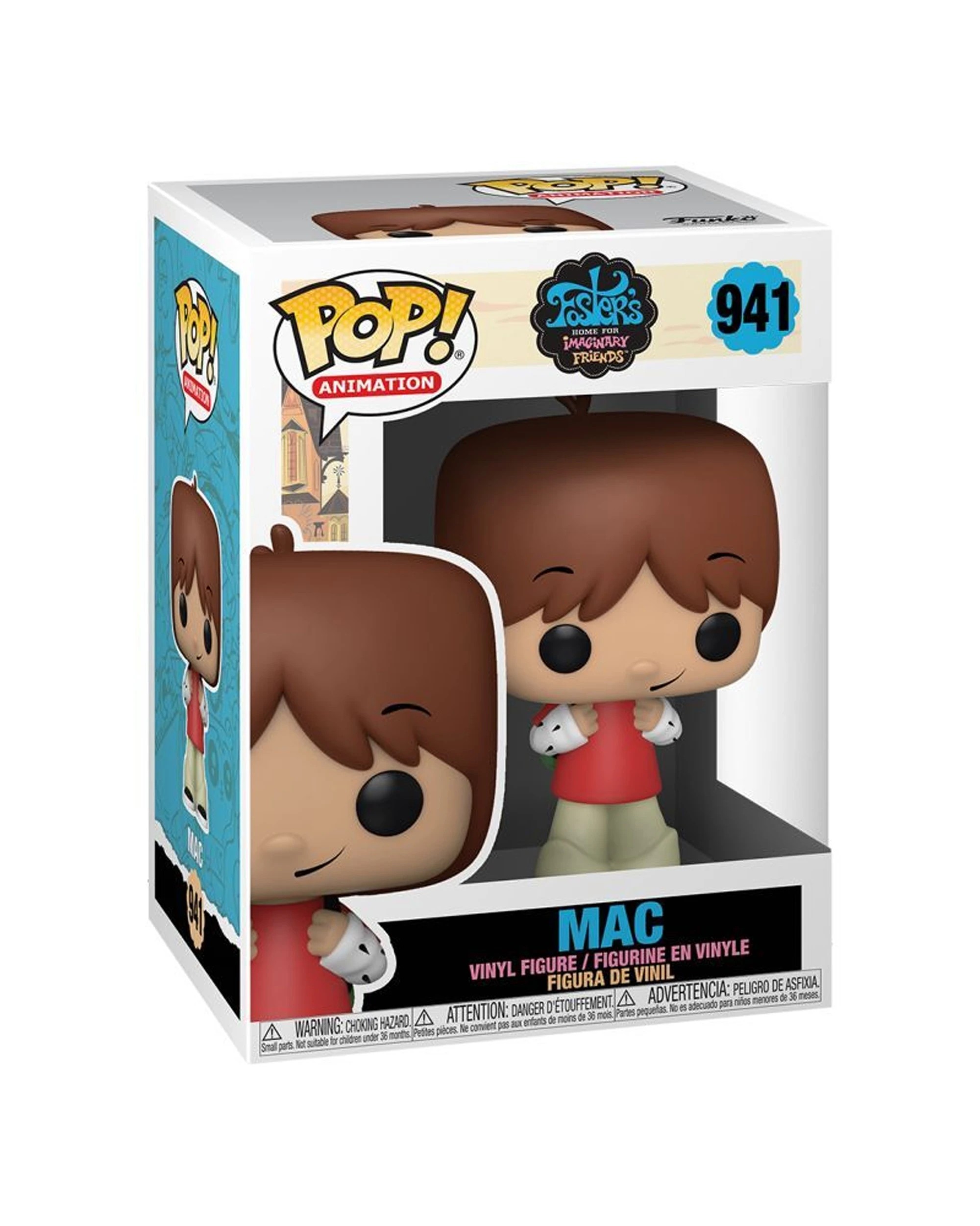 2 Pop Vinyl Figurine Fosters Home For Imaginary Friends - Mac 10cm Vinyl - Multi, 2 of 3