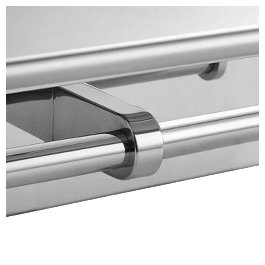4 Traderight Toilet Paper Holder Double Roll - Silver, 4 of 7