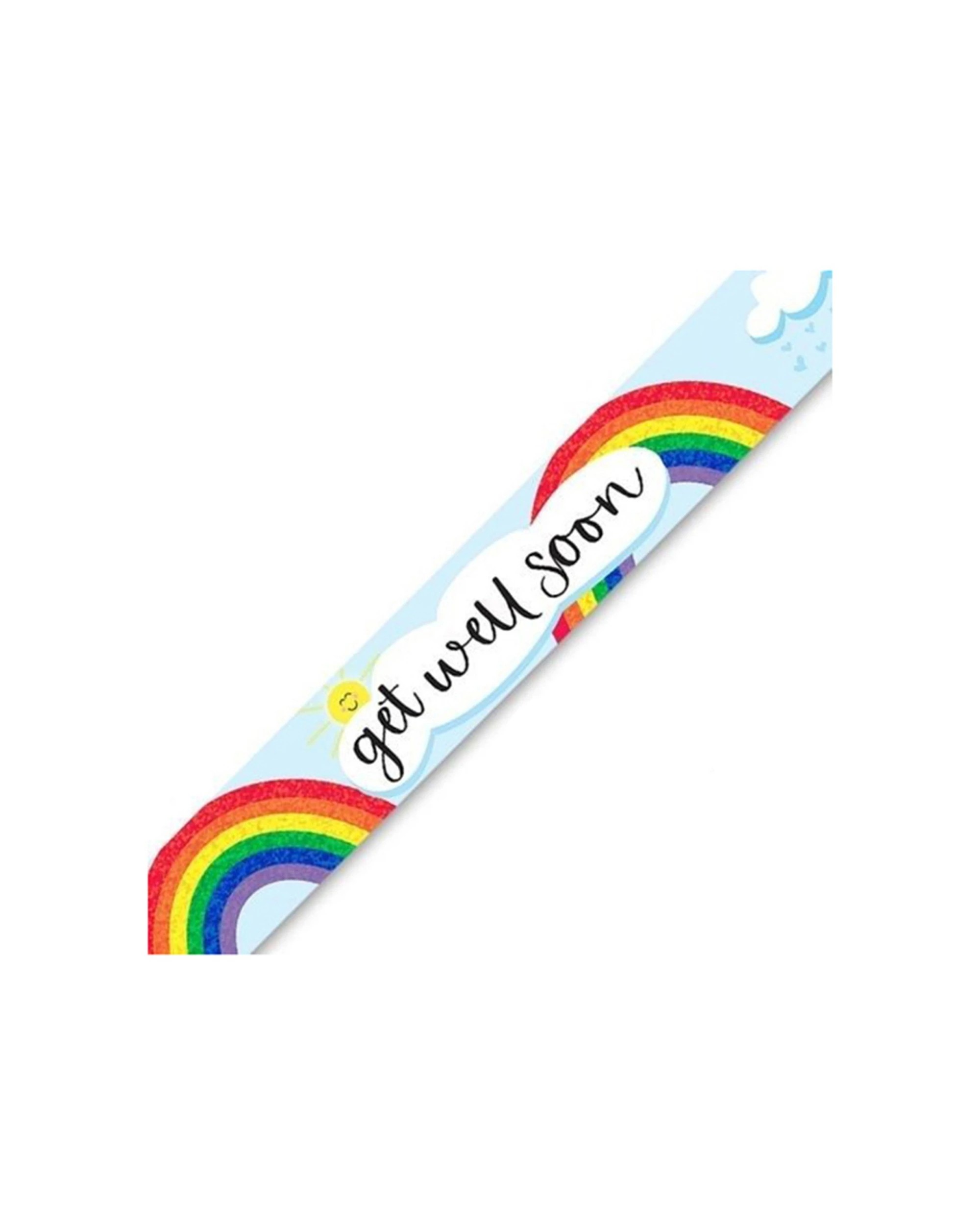 1 Alpen Get Well Soon Banner Decoration Accessory Rainbow 2.7m - Multi, 1 of 1