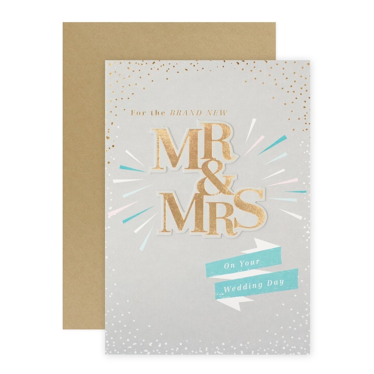 1 Connections from Hallmark Wedding Congratulations Card - Mr & Mrs, 1 of 3