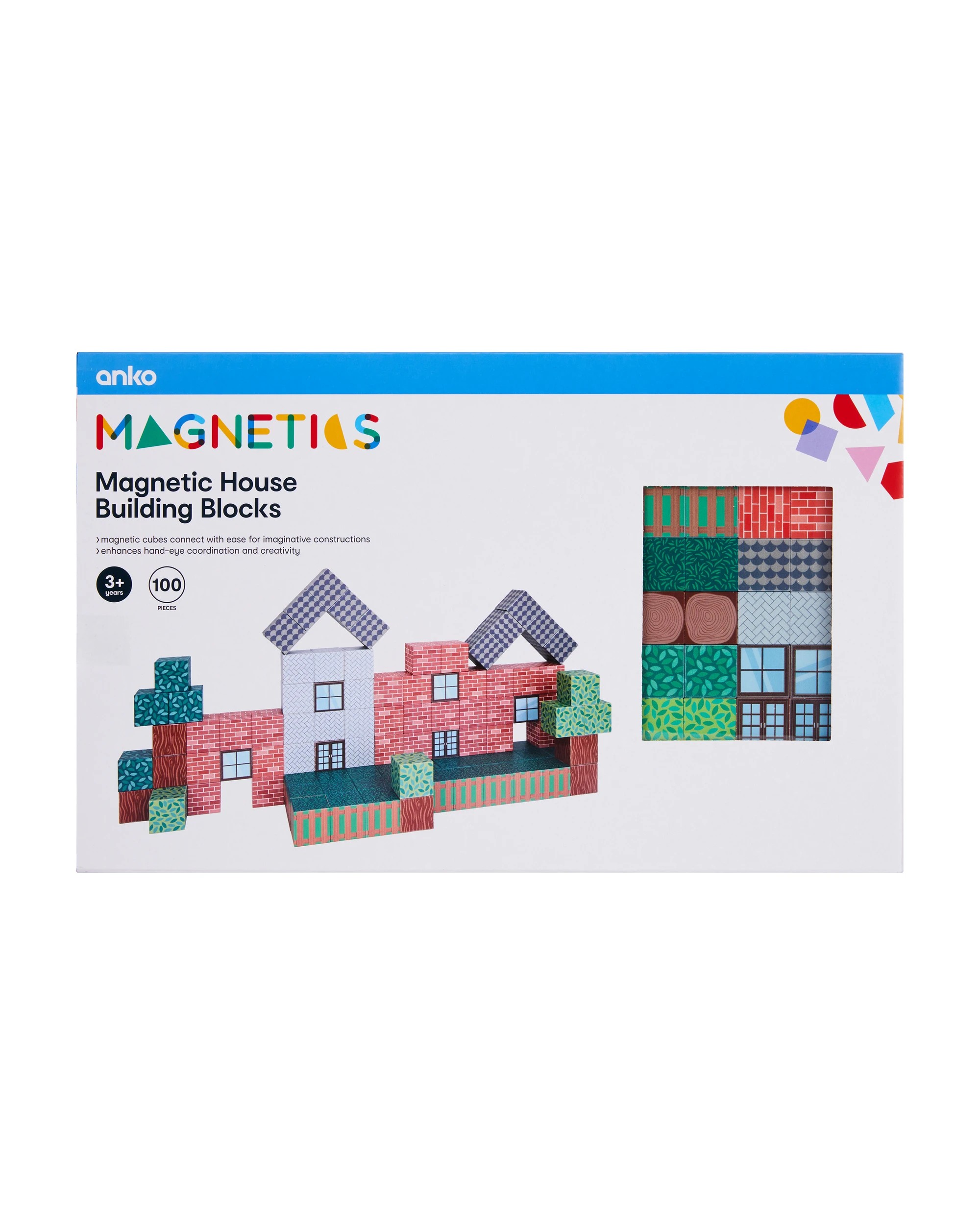 6 100 Piece Magnetic House Building Blocks, 6 of 7