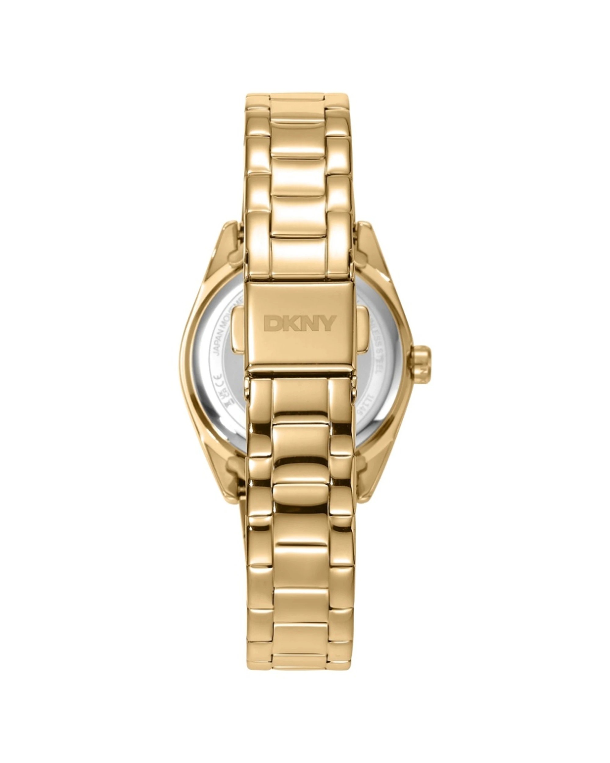 2 DKNY Women's Watch Logo Gold 28mm Green Dial With Bracelet 19cm+1cm Stainless Steel, 2 of 4