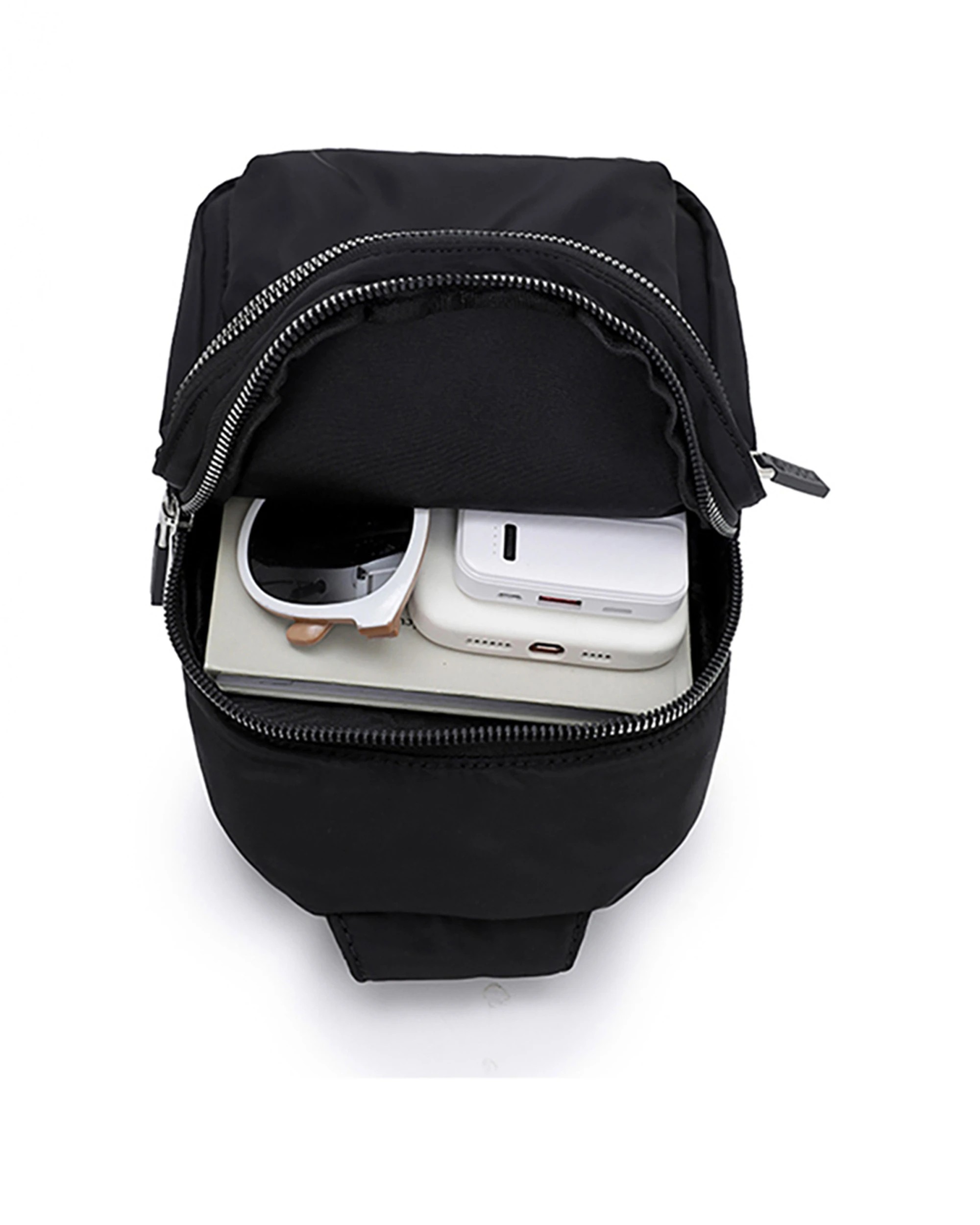 3 Tosca Shoulder Slinger Crossbody Utility Bag - Black, 3 of 3