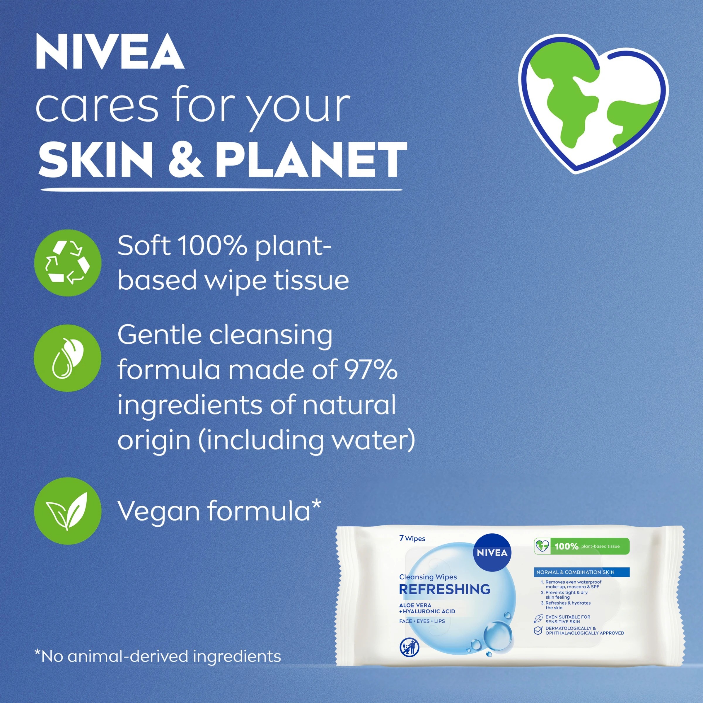 4 Nivea 7 Pack 3-in-1 Refreshing Cleansing Wipes - Pro Vitamin B5 and Hydramine, 4 of 10