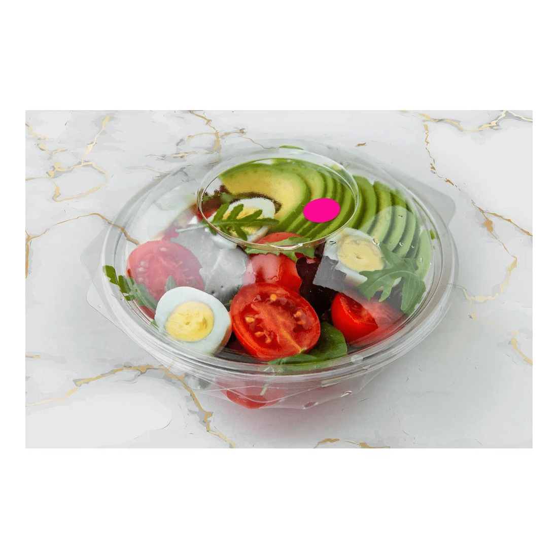 2 Avery Dispenser Labels Circle 14mm Fluorescent Pink 700 Pack, 2 of 2