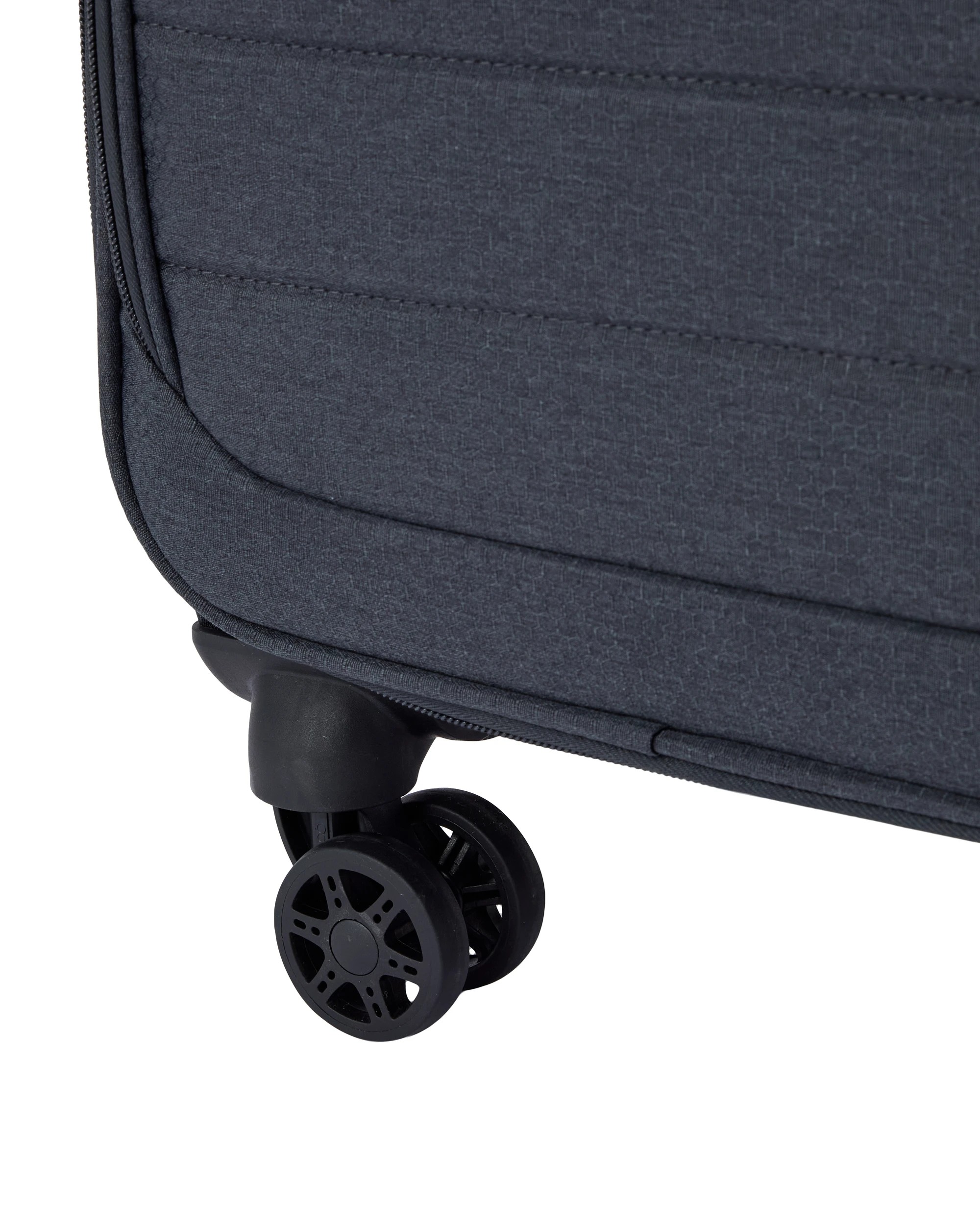 5 49.5cm 8 Wheels Lightweight Quilted Soft Case - Charcoal, 5 of 8