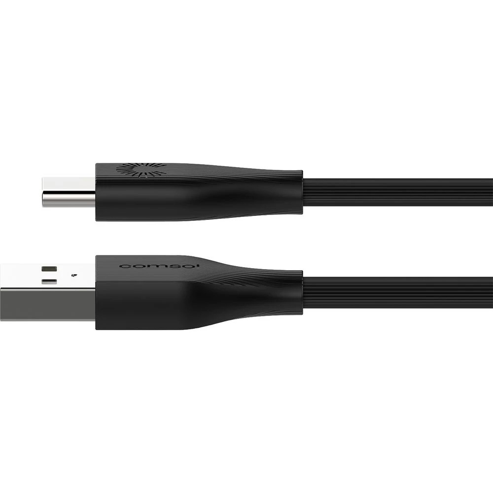 2 Comsol USB-A to USB-C Cable 1m Black, 2 of 6