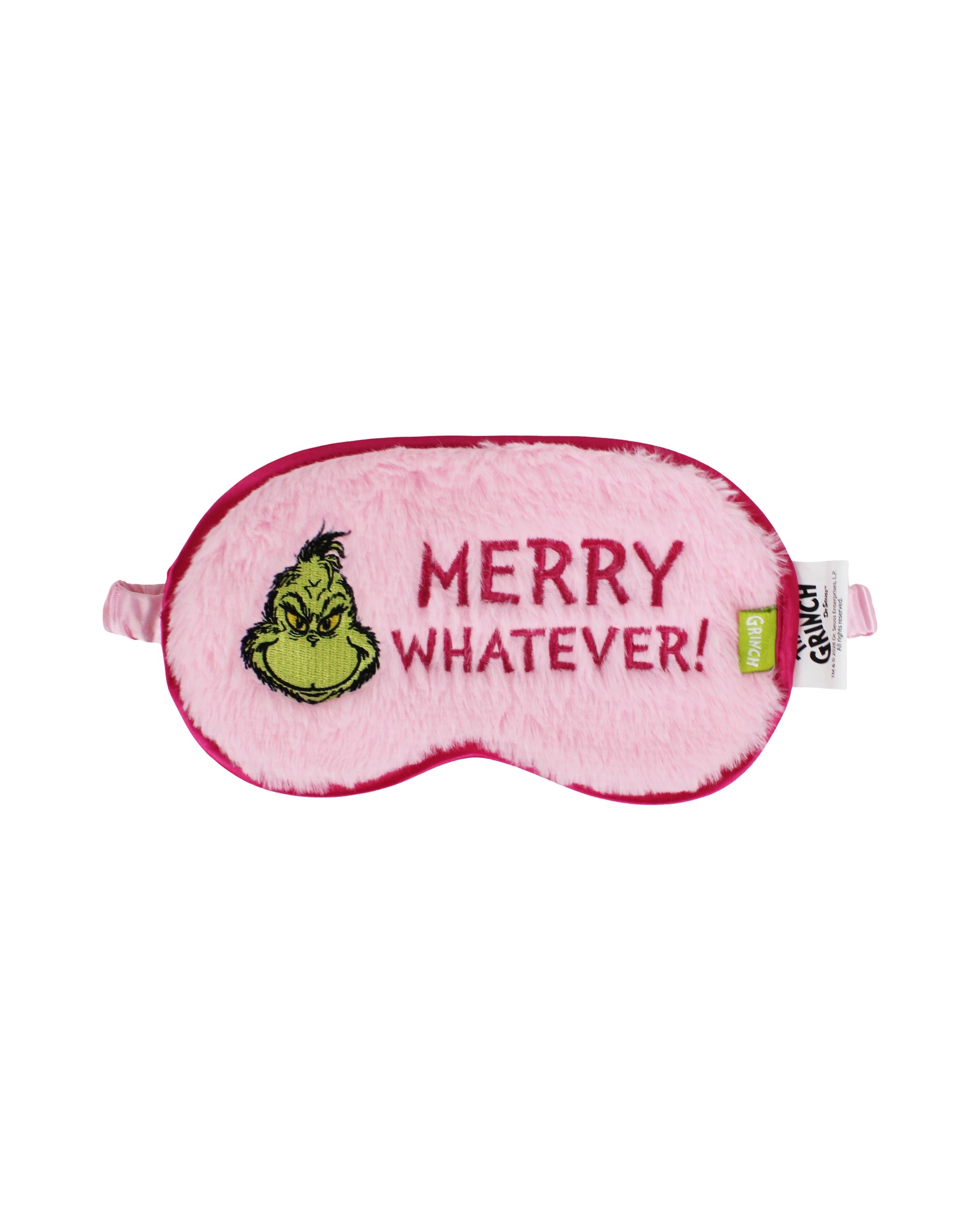 1 Dr Seuss The Grinch Slogan Eye Mask, 1 of 4
