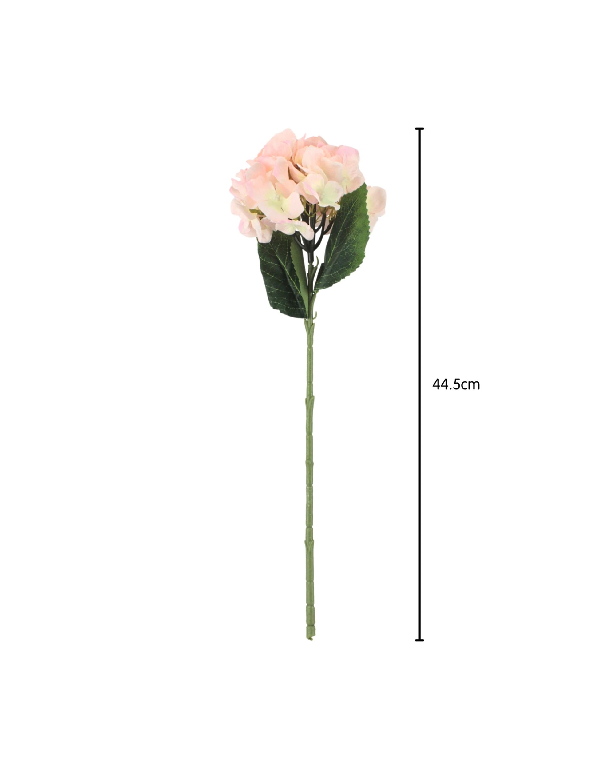 2 Gold Star Artificial Pastel Coloured Hydrangea 1 Stem - Pink, 2 of 2