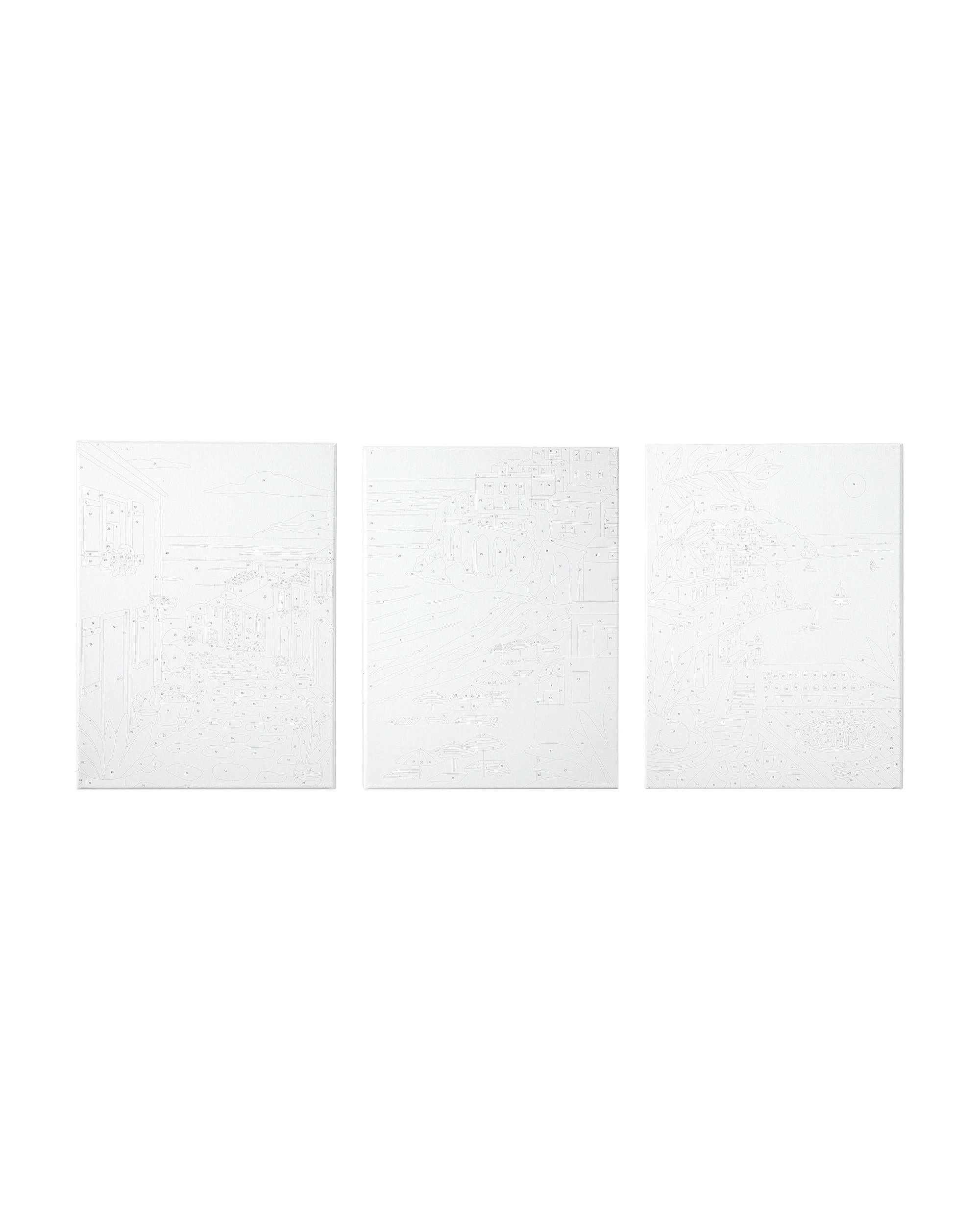 2 3 Pack Paint by Numbers - Med Landscape, 2 of 3