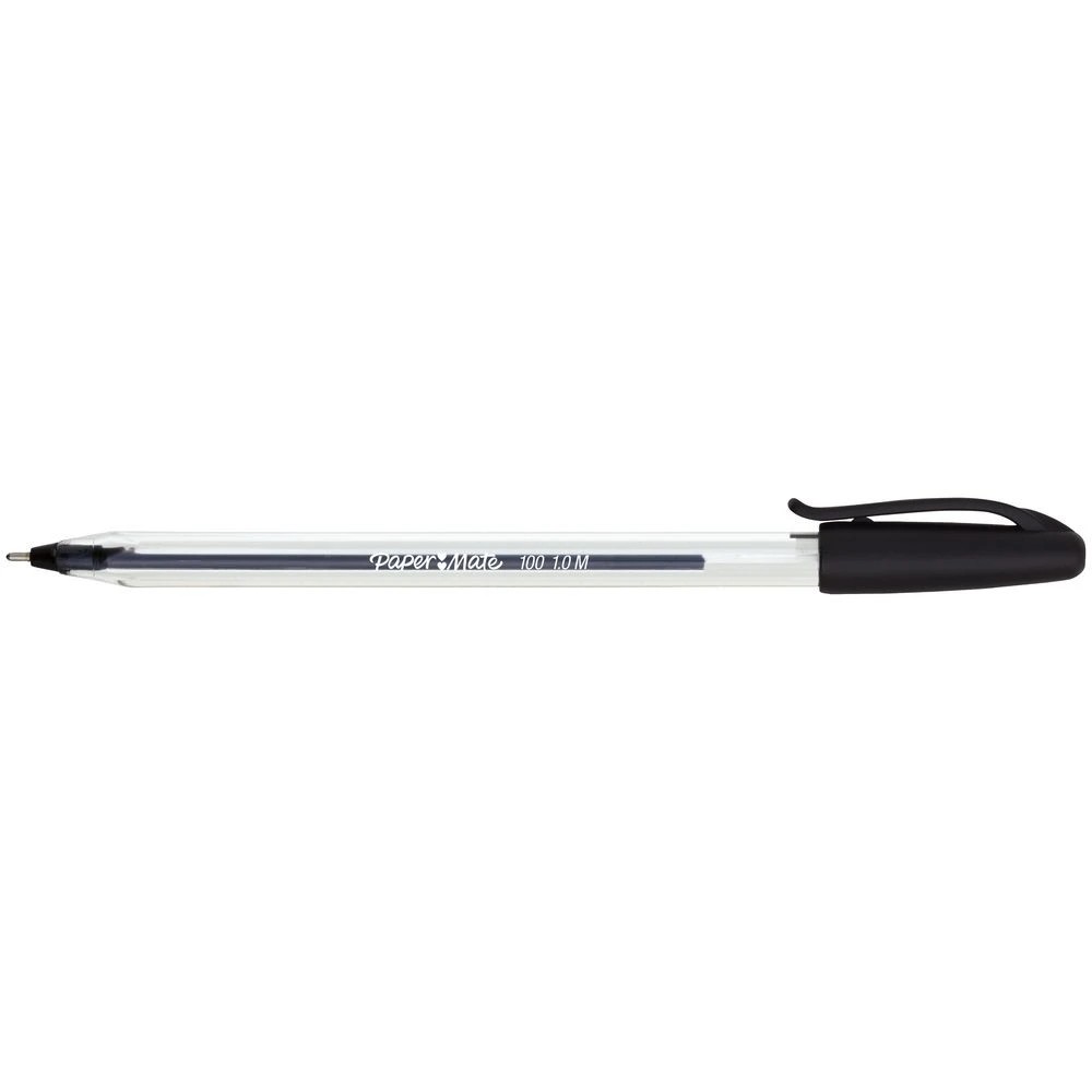 2 Paper Mate InkJoy 100 Ballpoint Pens Black 10 Pack, 2 of 4