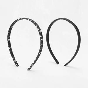 2 Pack Back to School Headbands - Black