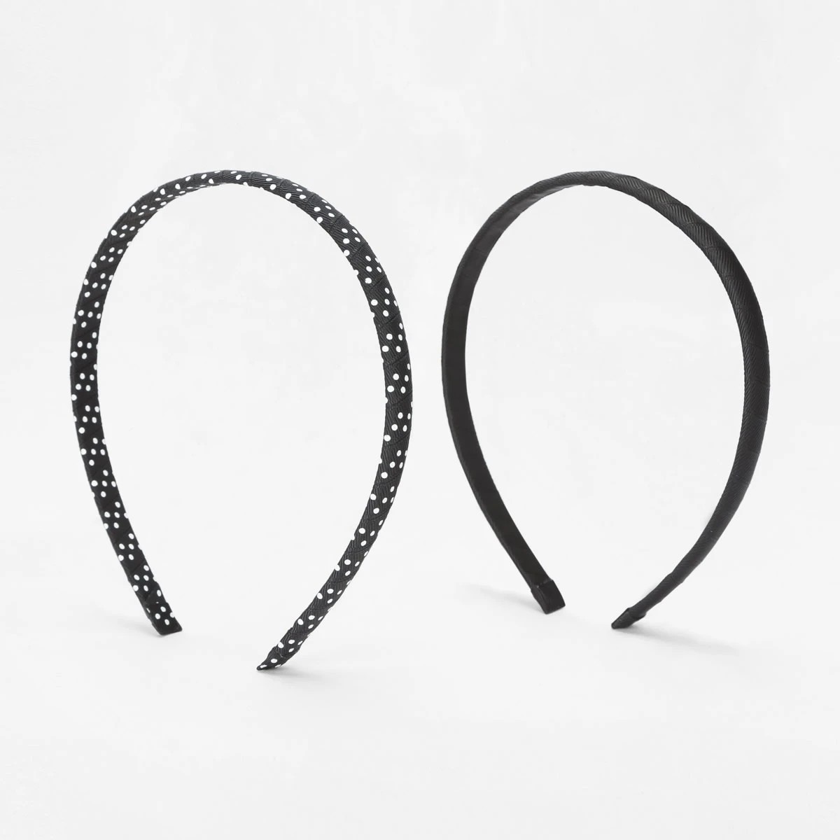 1 2 Pack Back to School Headbands - Black, 1 of 4