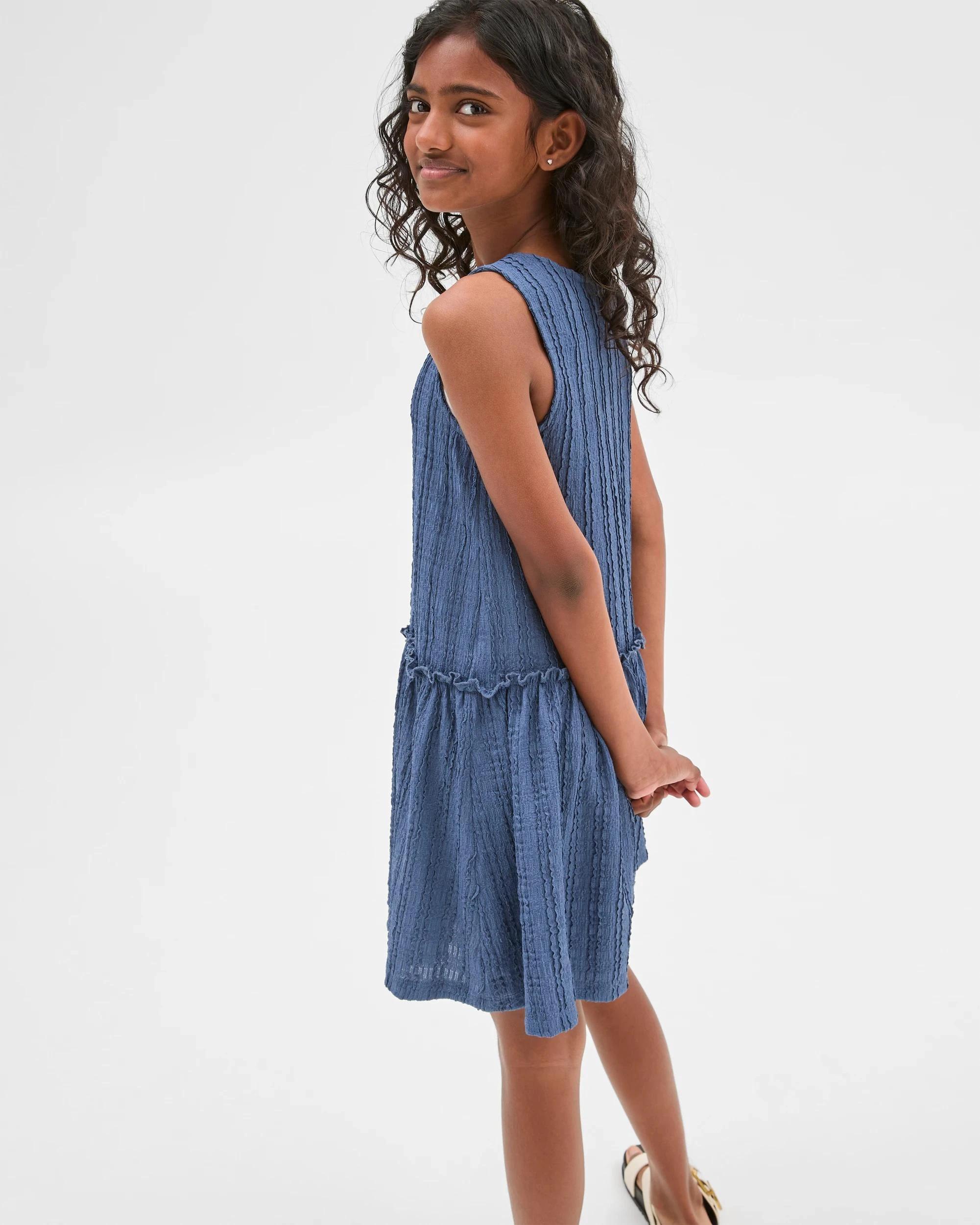 4 Target Drop Waist Dress VINTAGE INDIGO, 4 of 7