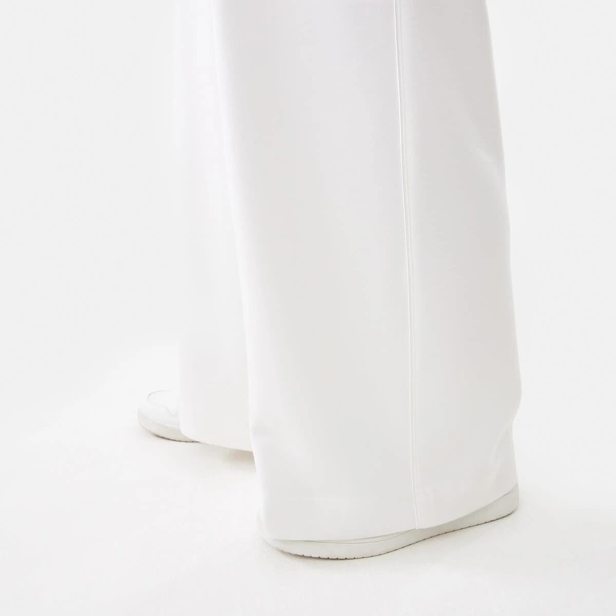 7 Active Womens Interlock Tipping Trackpants Ecru, 7 of 8