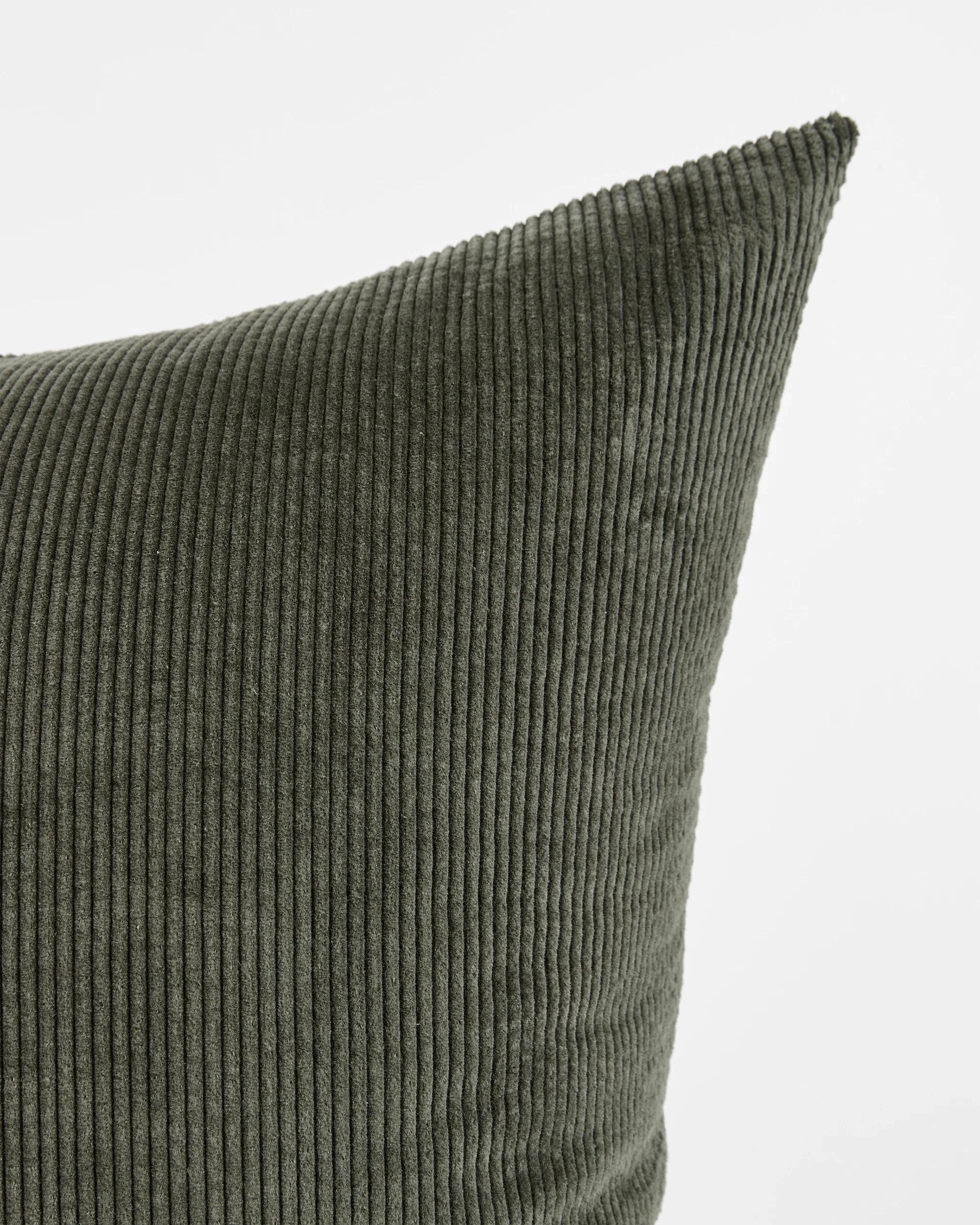 3 Target Zander Australian Cotton Corduroy European Pillowcase - Queen Bed - Green, 3 of 4