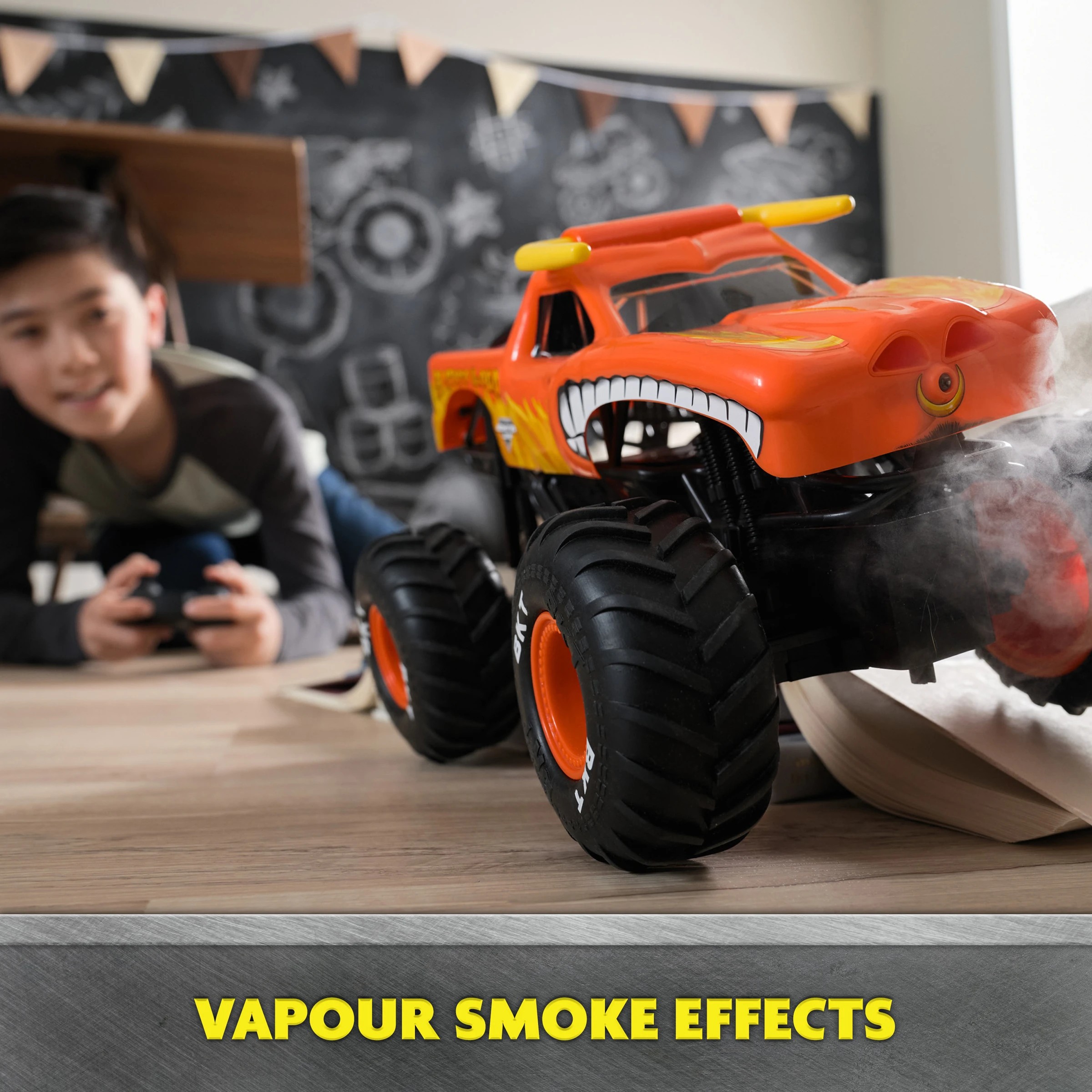 3 Monster Jam Official 1:15 Scale El Toro Loco RC Truck, 3 of 6