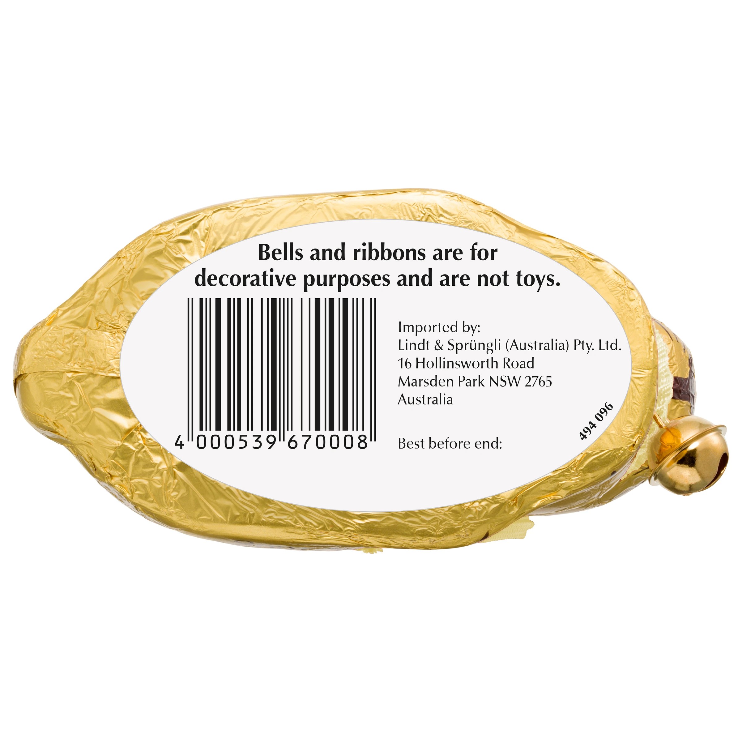 3 Lindt White Chocolate Gold Bunny 100g, 3 of 7