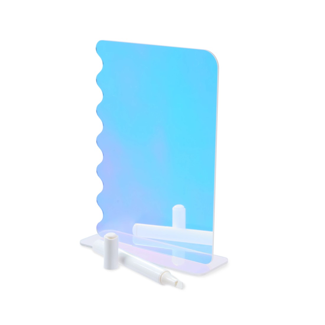 5 4 Piece Iridescent Wavy Acrylic Tabletop Sign, 5 of 9