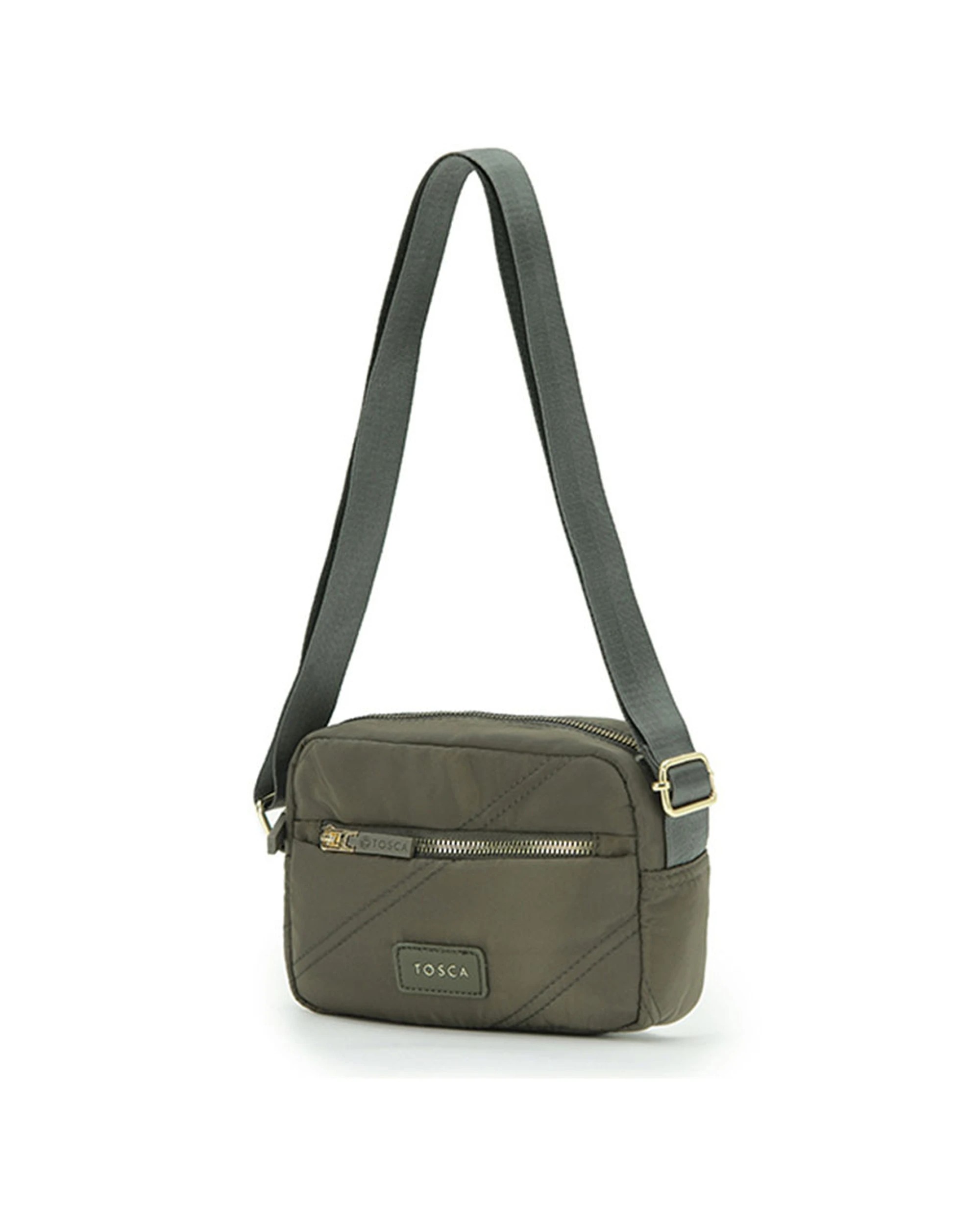 1 Tosca Vegan Compact Minimalist Shoulder Bag - Green, 1 of 3