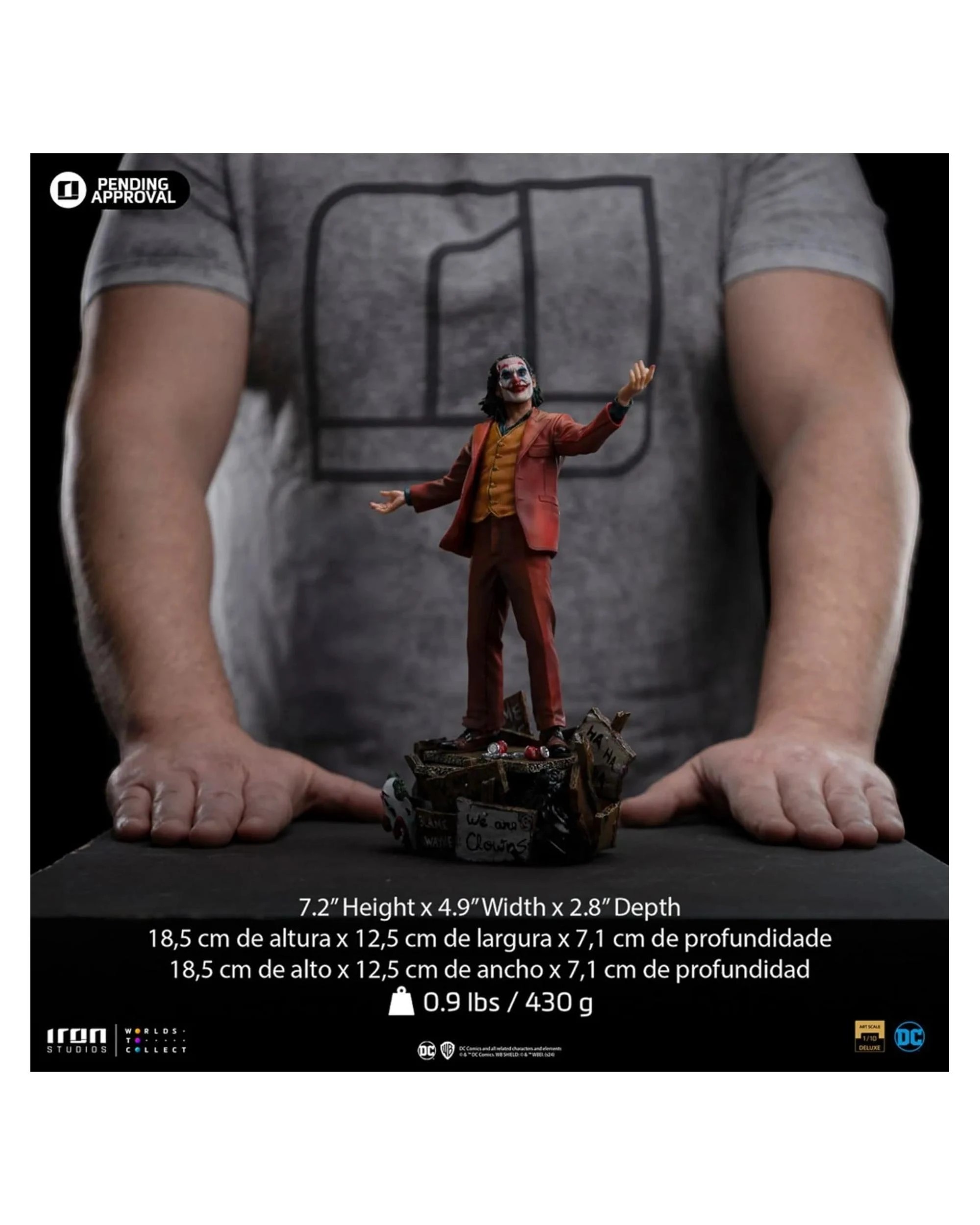 6 Joker Folie A Duex Joker - Arthur Fleck -  Deluxe 1:10 Statue, 6 of 6