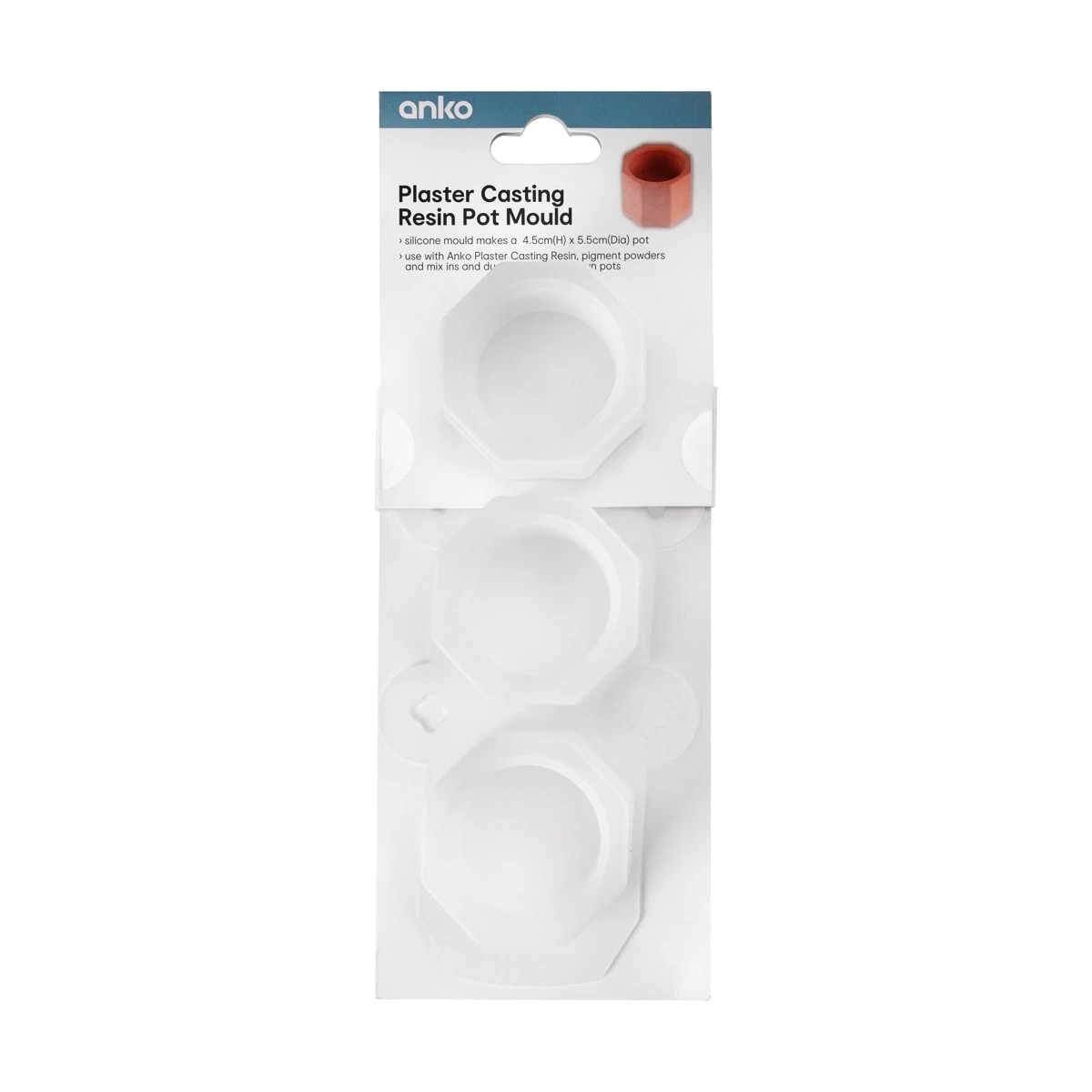 1 Plaster Casting Resin Pot Mould, 1 of 7