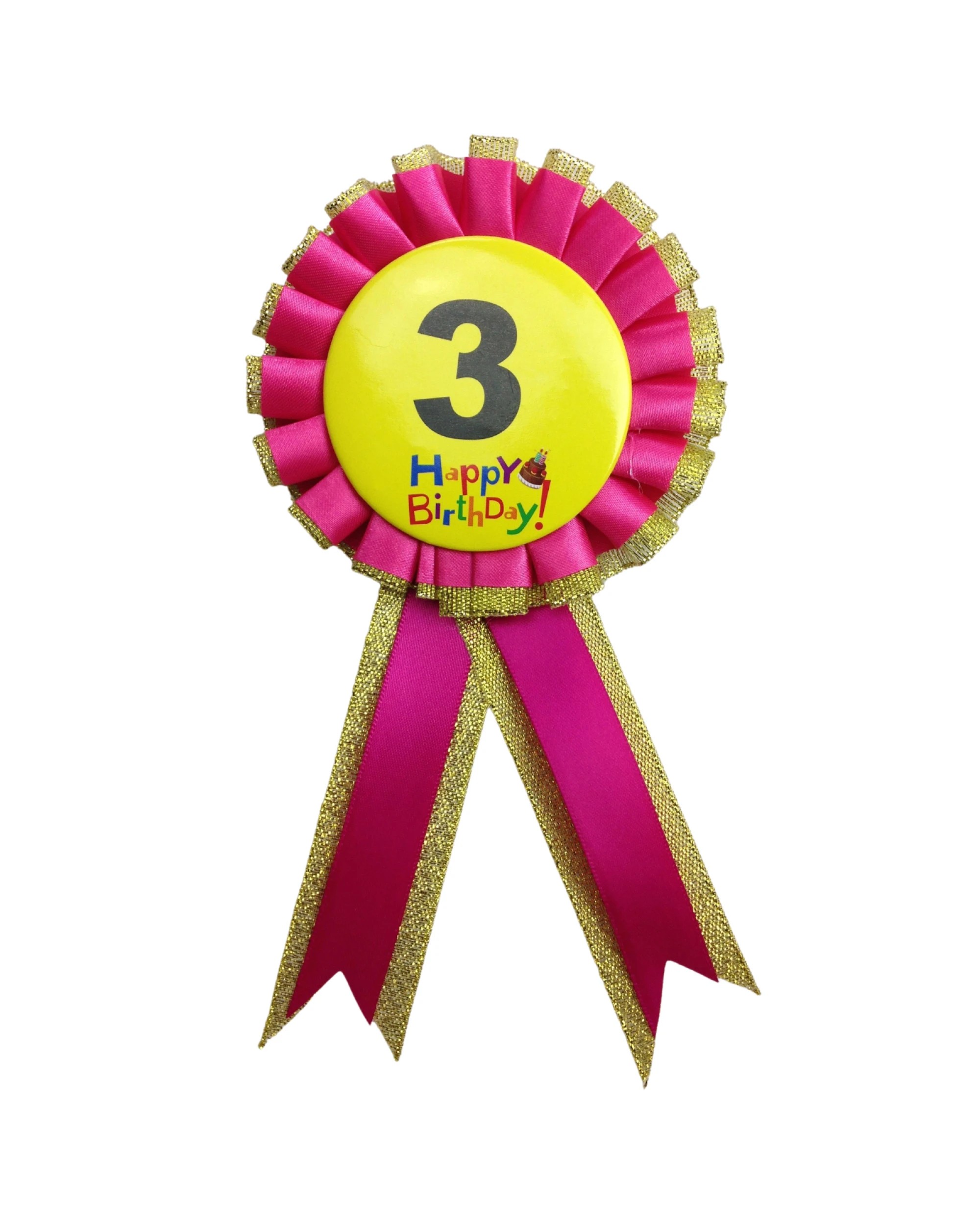 1 BR Costumes Birthday Badge Party Favour Award Rosette for Kids, 1 of 2