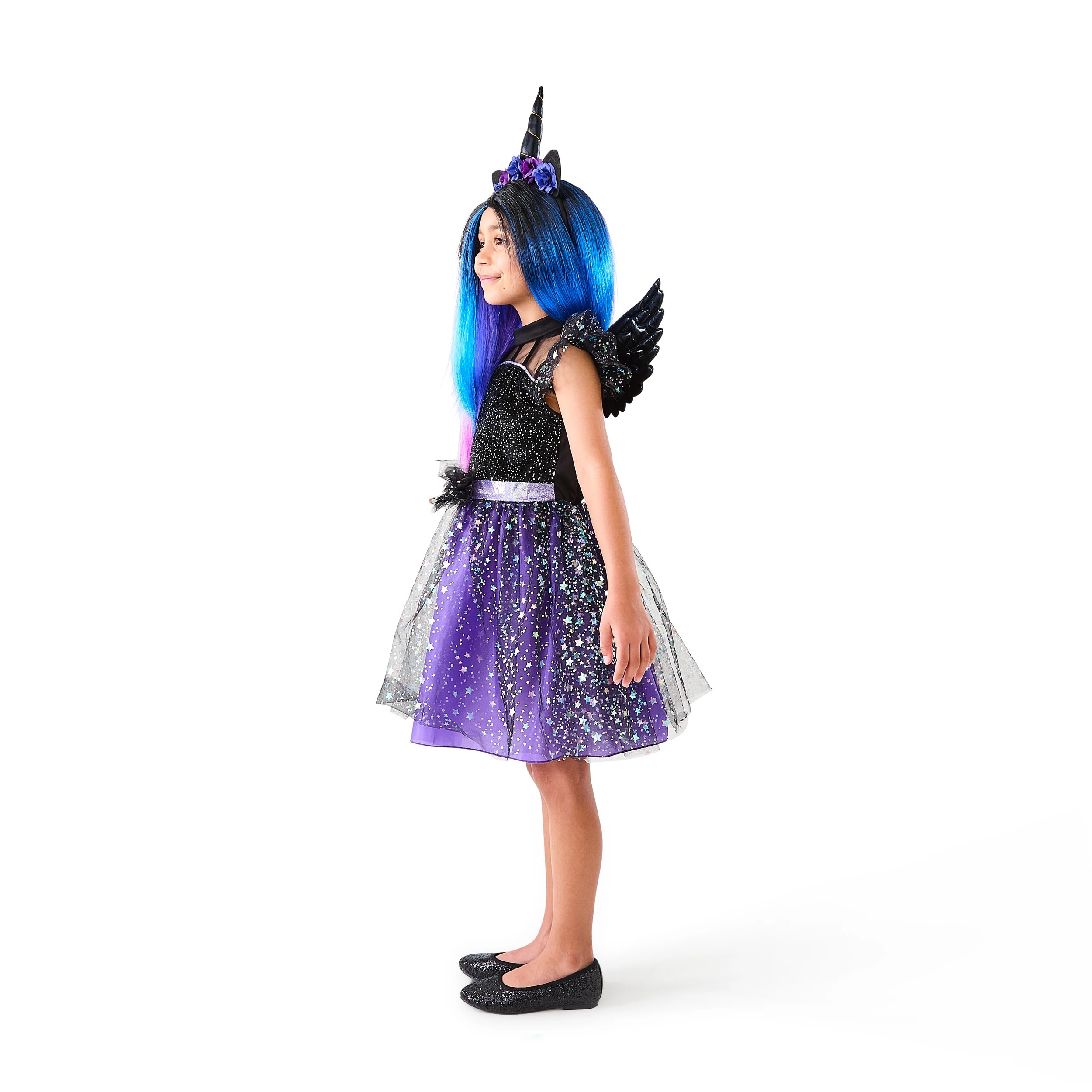 3 4 Piece Dark Unicorn Costume - Ages 6-8, 3 of 10