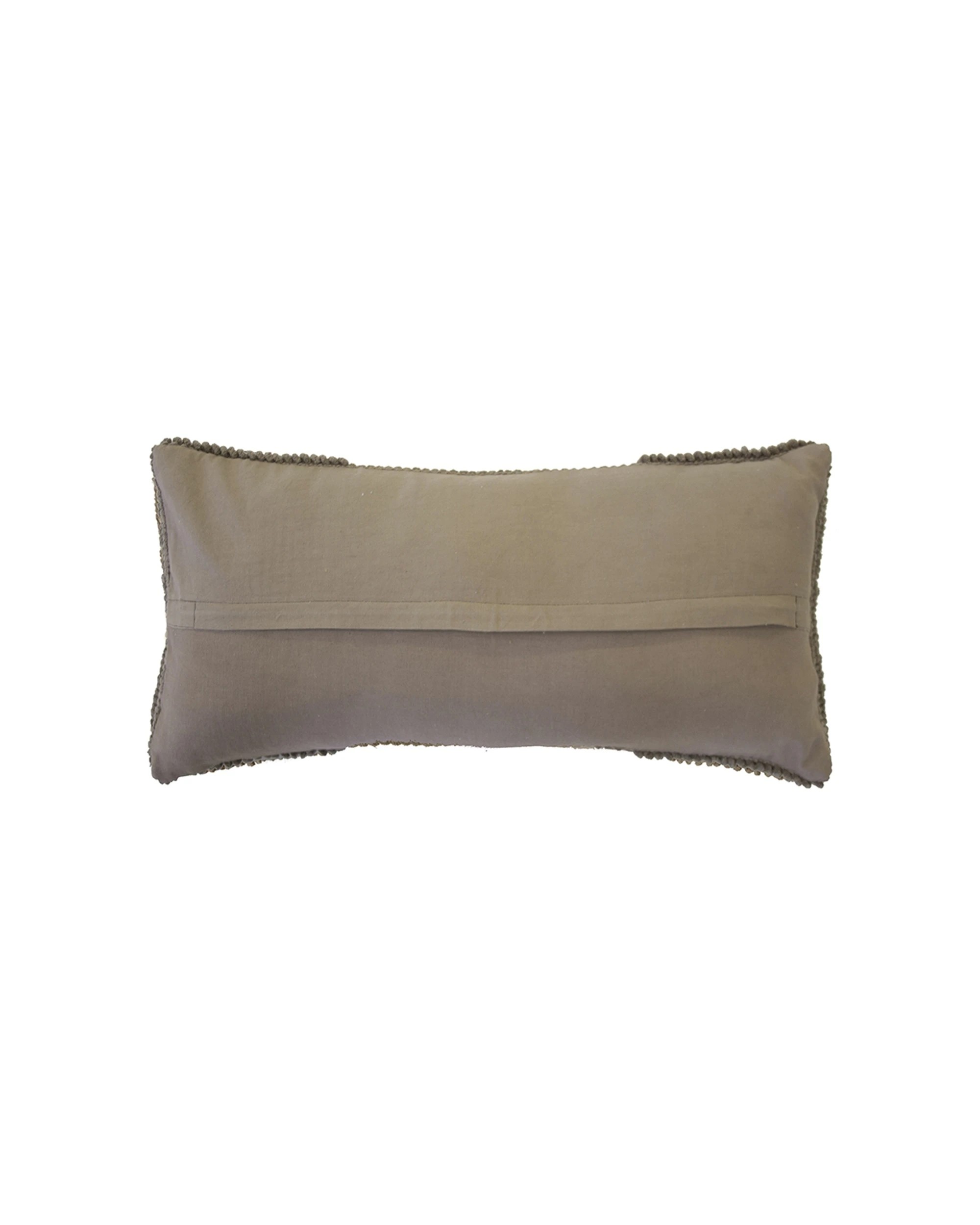 2 Bambury Decorative Rhodes Rectangle Cushion Almond Cotton Woven - Beige, 2 of 5