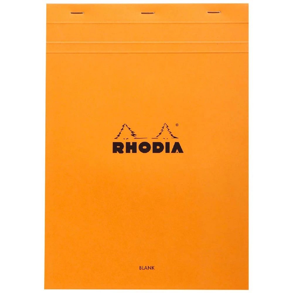 1 Rhodia No. 18 A4 Plain Pad Orange 80 Sheets, 1 of 4