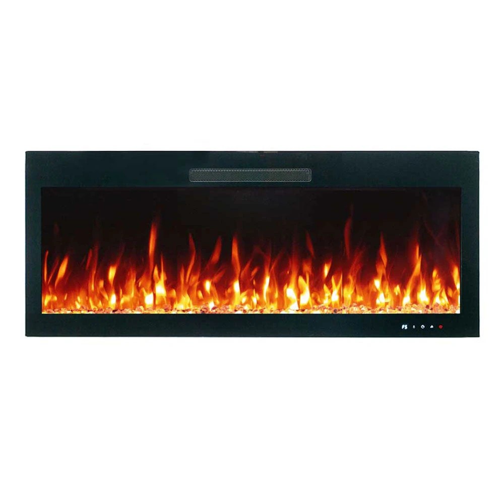 3 Moda Living Rocco 42 inch Electric Fireplace - Black, 3 of 5