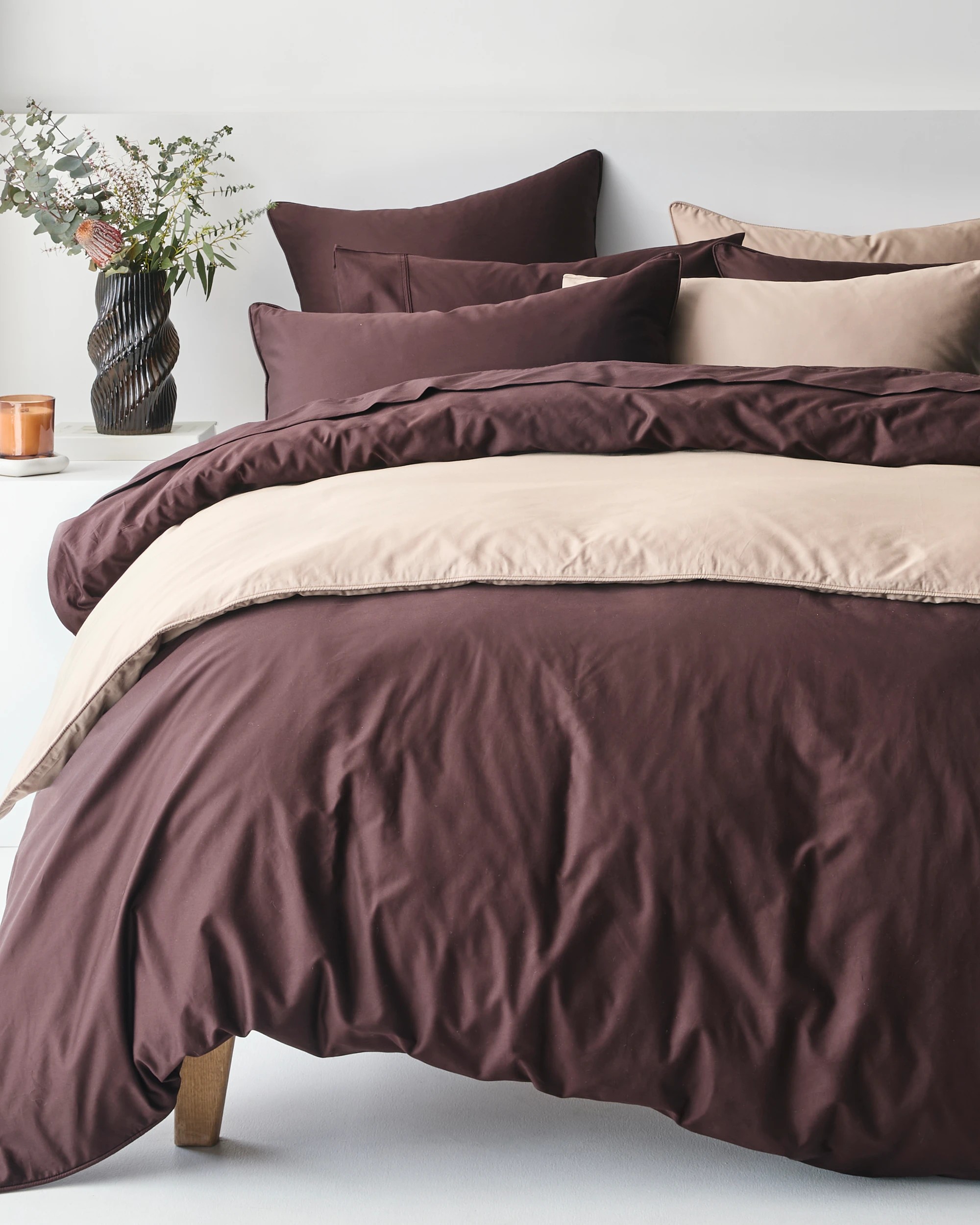 1 Target Luxury Egyptian Cotton Quilt Cover Set - King Bed - Brown, 1 of 10