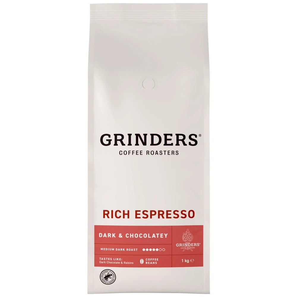 2 Grinders Rich Espresso Coffee Beans 1kg, 2 of 3