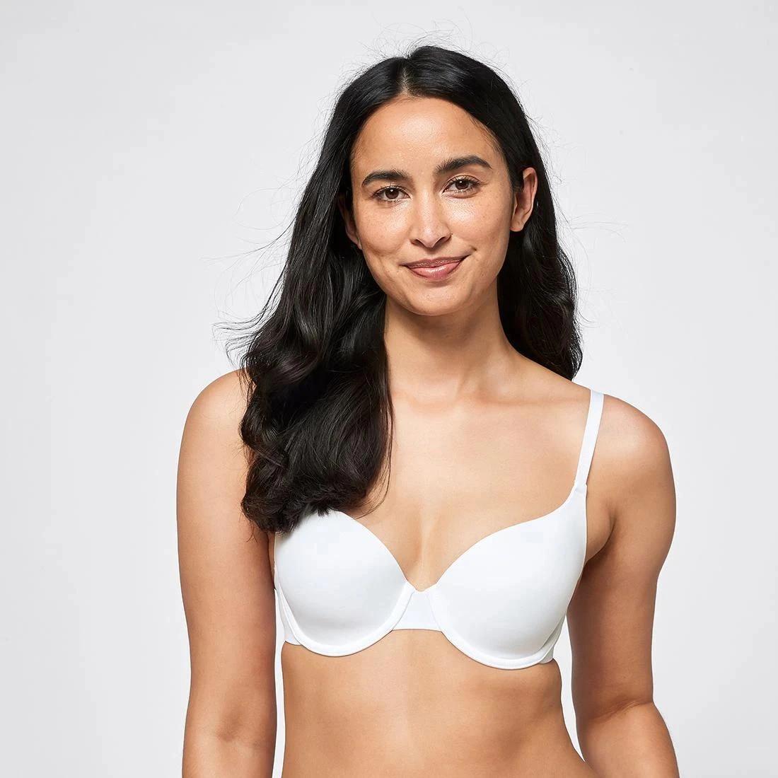 1 Target Tina T-Shirt Bra WHITE, 1 of 2