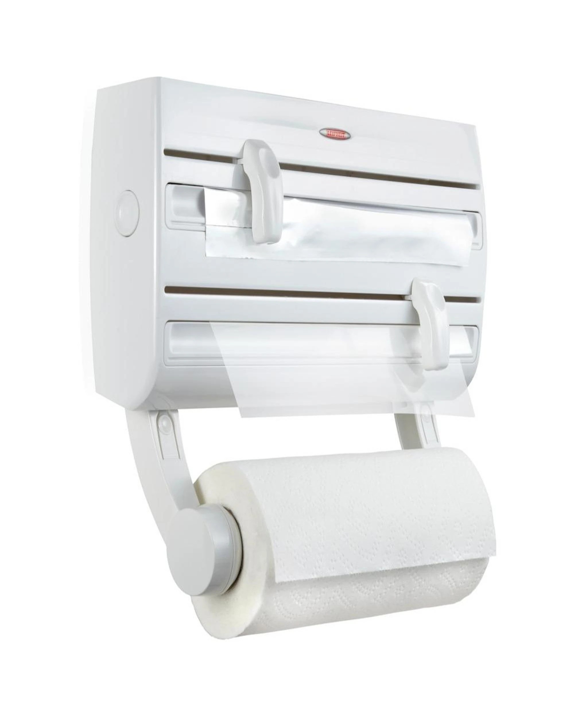 1 Leifheit Parat F2 Wall Mounted Roll Holder Dispenser  White L25771, 1 of 3
