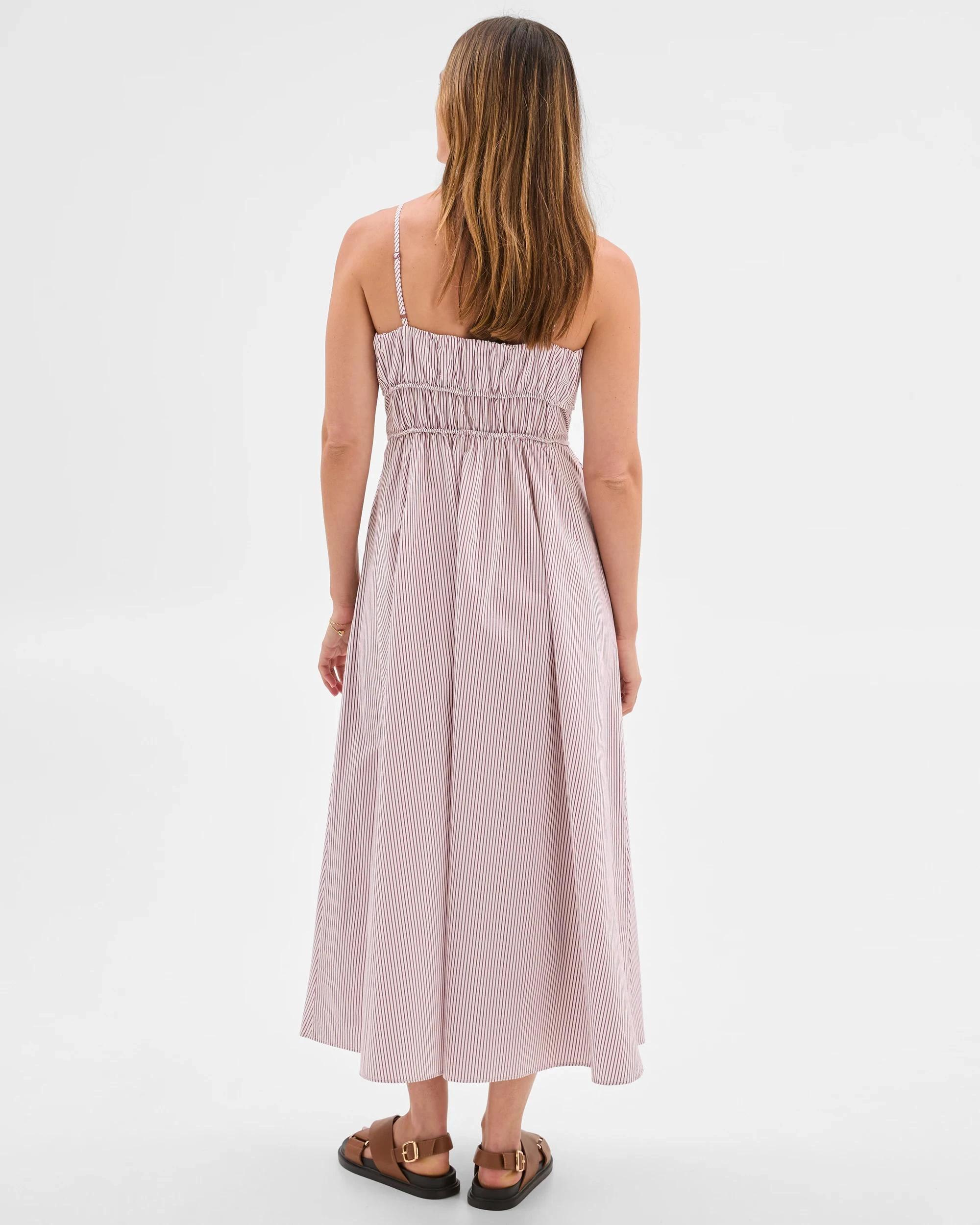 6 Target Australian Cotton Channel Tie Maxi Dress STRIPE, 6 of 6