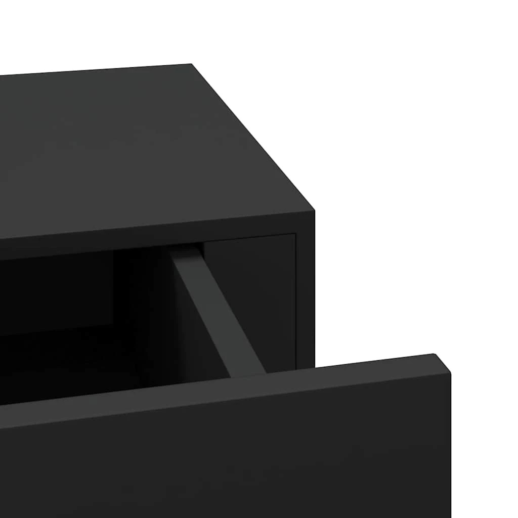 7 vidaXL Drawer Shelf Mdf - Black, 7 of 8