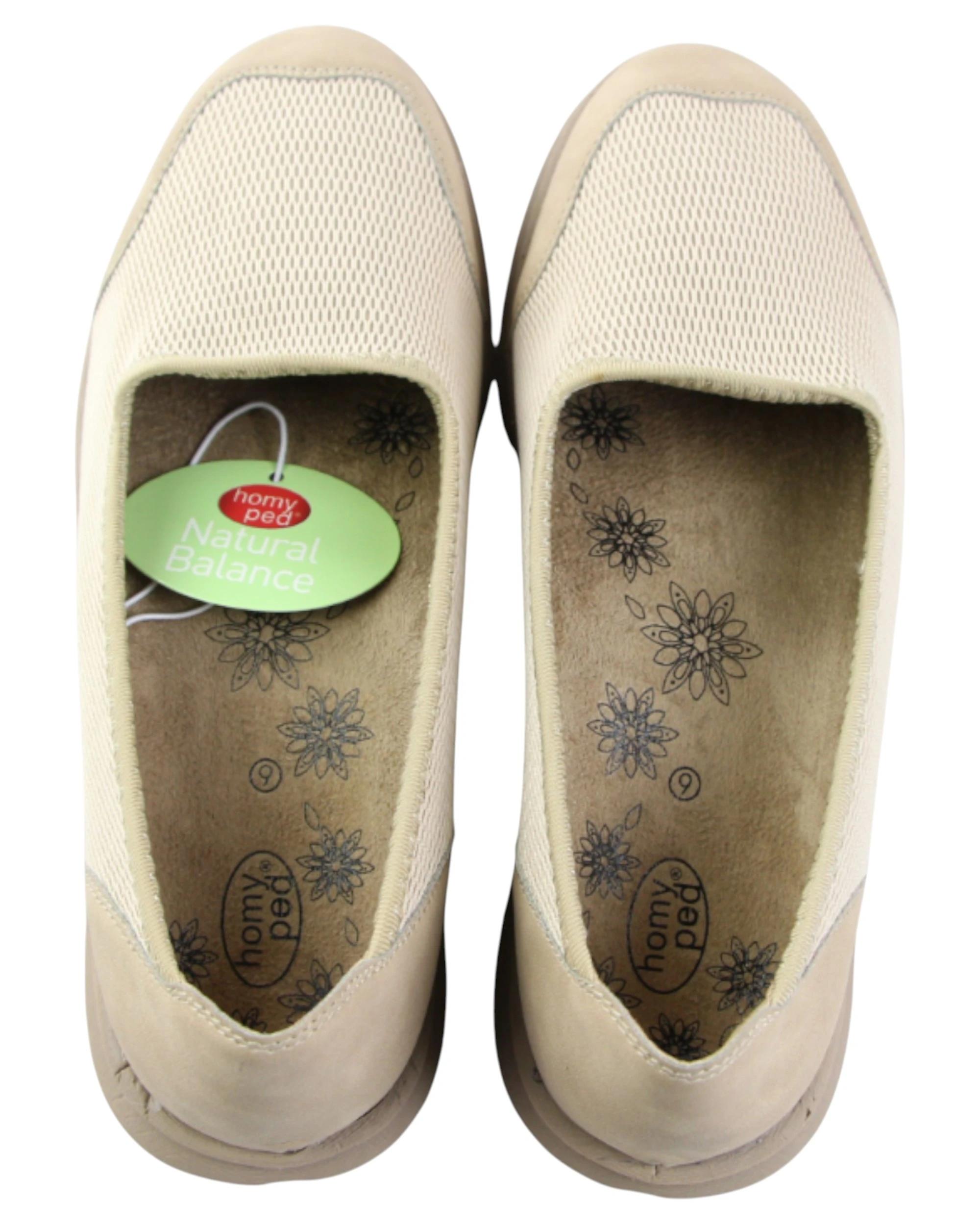 2 HomyPed Womens Pascal Sandals Slip On Shoes Flats PUMICE, 2 of 4