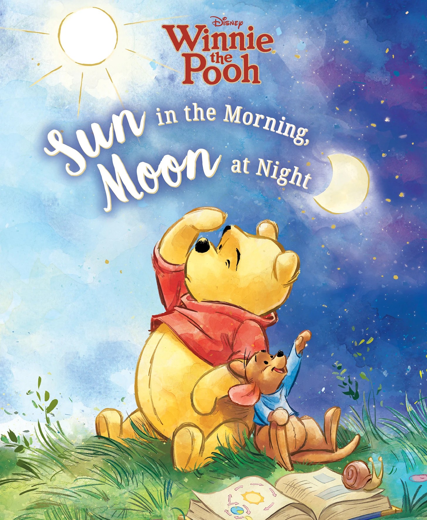 1 Disney Winnie the Pooh: Sun in the Morning, Moon at Night - Book