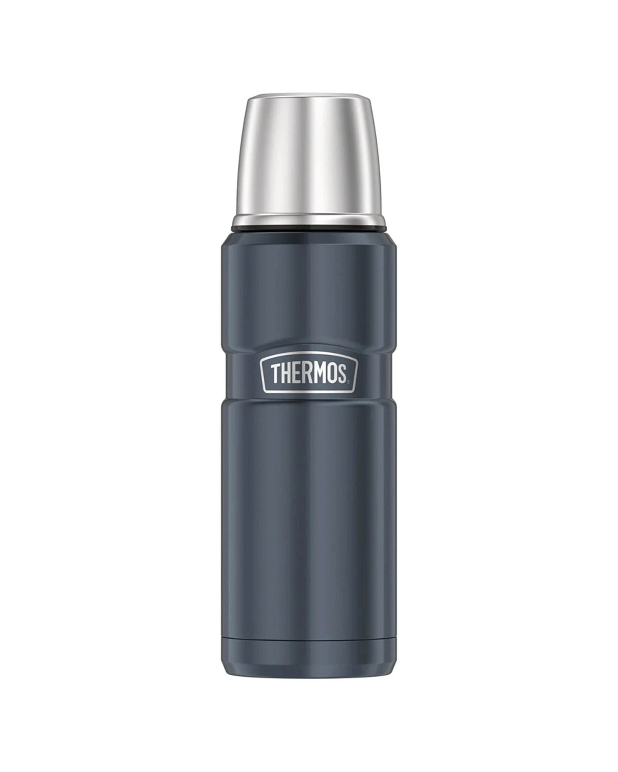 1 Thermos 470Ml Stainless King Vacuum Insulated Flask Vacuum Insulated Leakproof - Grey, 1 of 4